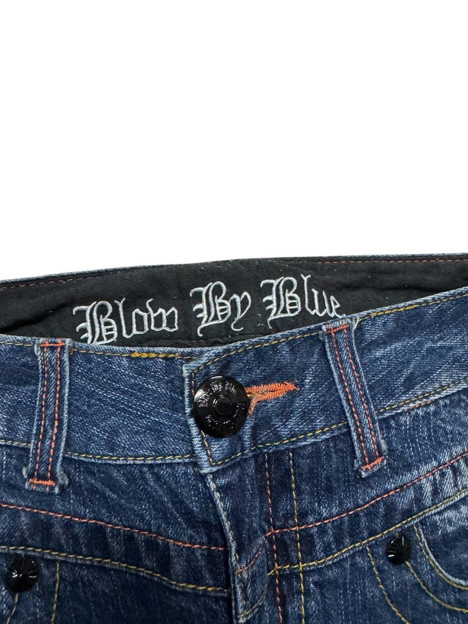 Vintage 💥Flare💥Vintage Blow By Blue Whisker Tunder Bootcut Sick Jean Size US 28 / EU 44 - 9 Thumbnail