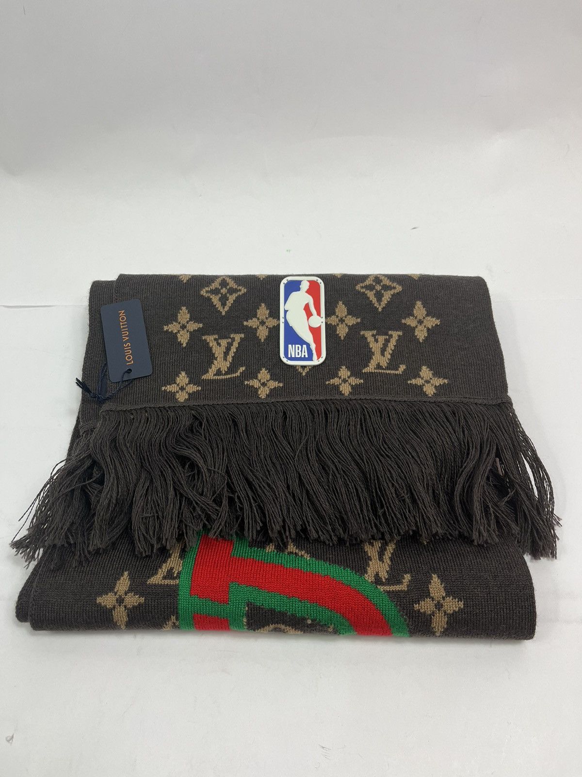 Louis Vuitton NBA MONOGRAM WOOL SCARF Size ONE SIZE - 8 Thumbnail