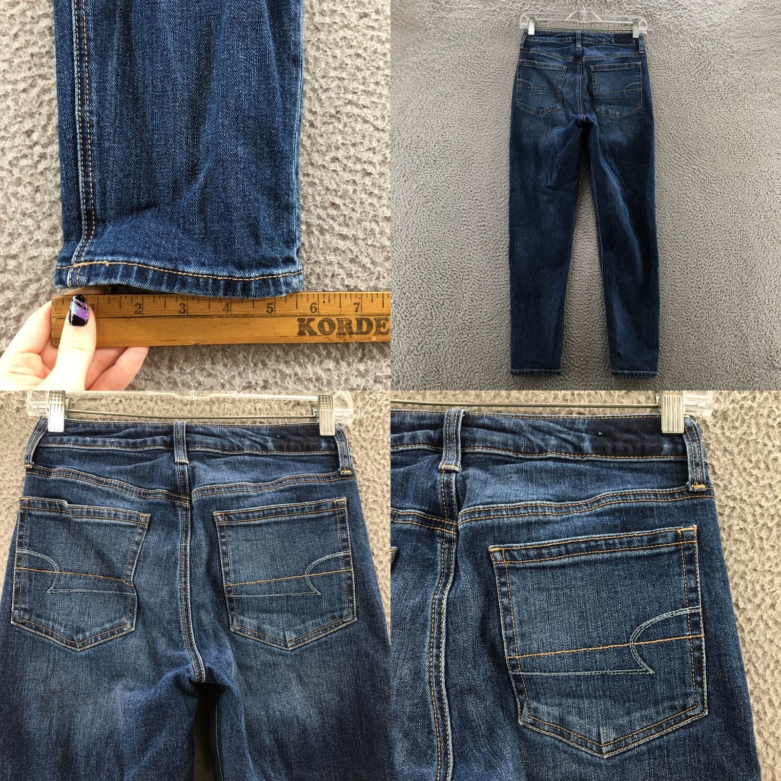American Eagle Outfitters VINTAGE American Eagle Outfitters Jeans Skinny Womens 2R Blue Size 26" / US 2 / IT 38 - 9 Thumbnail