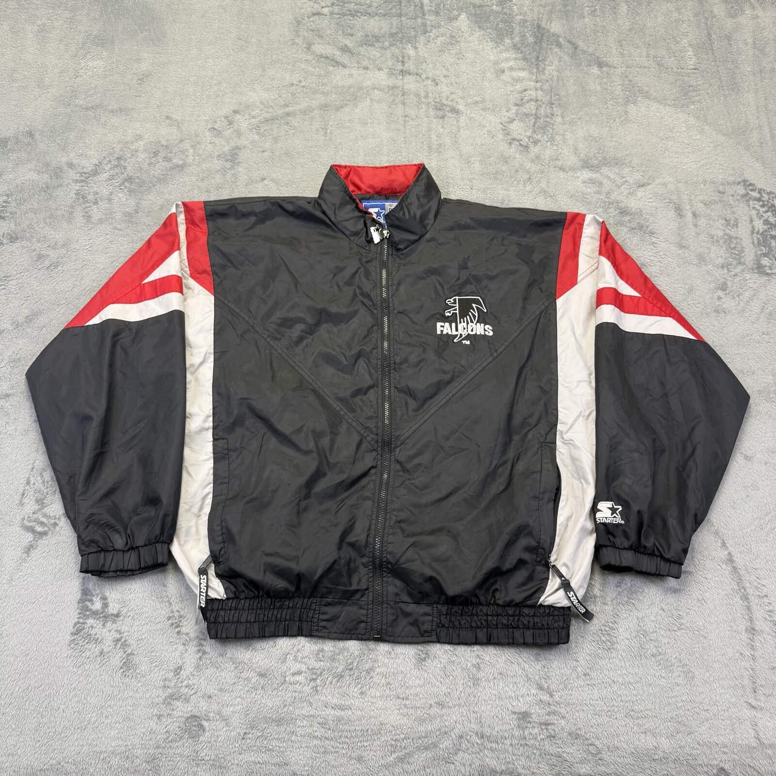 NFL Starter NFL Vintage Atianta Falcons Full-Zip Jacket Size ONE SIZE - 1 Thumbnail