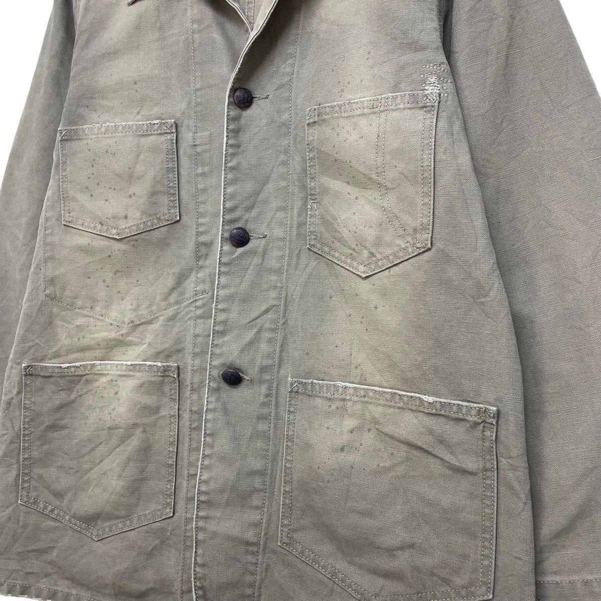 Levi's × Vintage 💥Painting Splash Levis Worker Style Jacket Very Nice Design Size US M / EU 48-50 / 2 - 4 Thumbnail