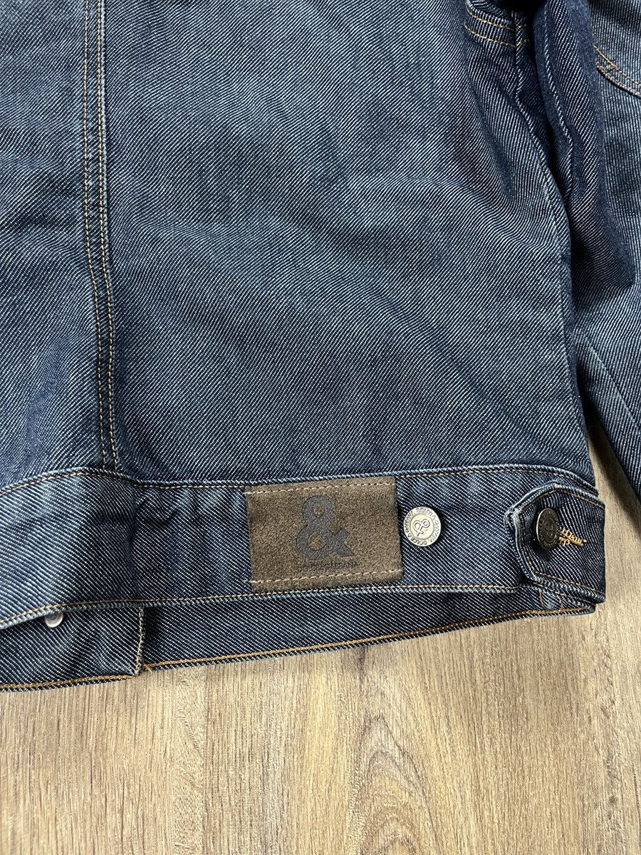 Designer × Dolce & Gabbana ➕ Dolce & Gabbana fur lined indigo trucker denim jacket y2k Size M / US 6-8 / IT 42-44 - 4 Thumbnail