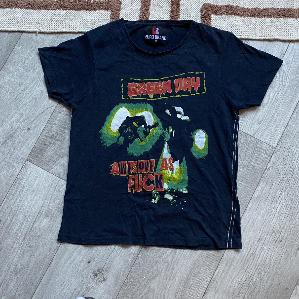 Band Tees GREEN DAY Y2K BAND AWESOME AS FUCK ALBUM T SHIRT Size US M / EU 48-50 / 2 - 1 Thumbnail
