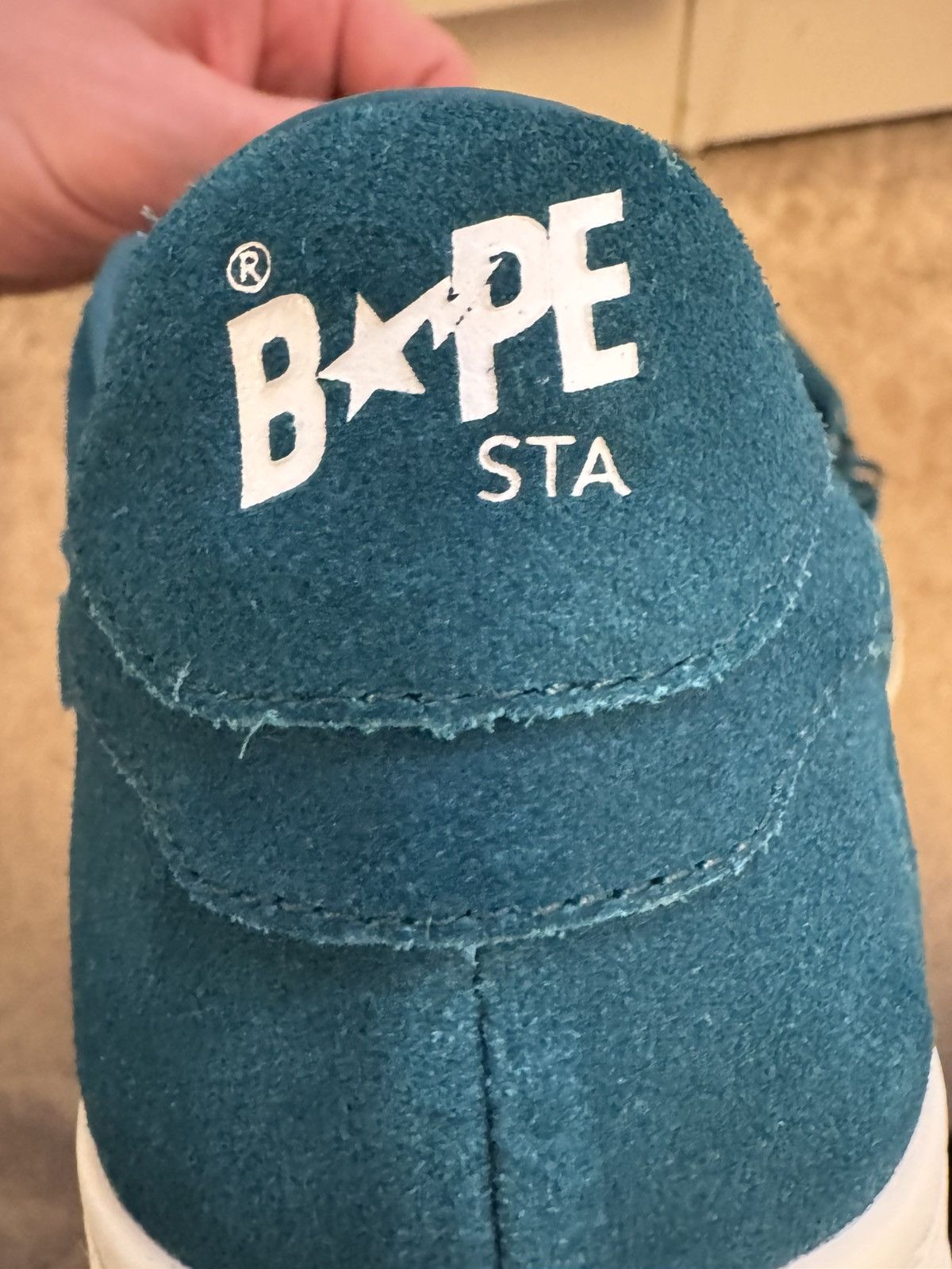 Bape Blue/Green Bapestas Size US 9 / EU 42 - 5 Thumbnail