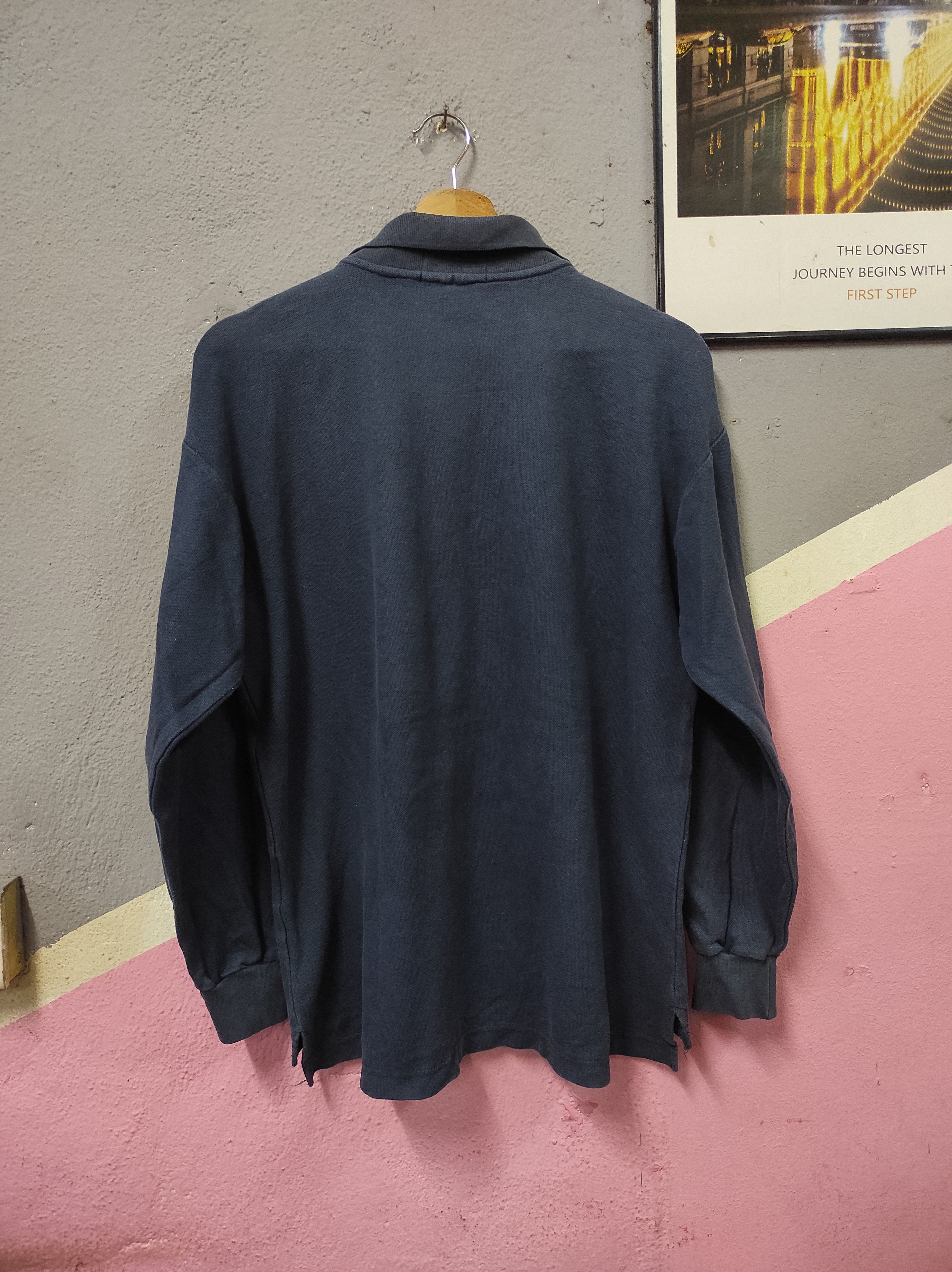 Polo Ralph Lauren × Ralph Lauren × Vintage POLO RALPH LAUREN POLO SHIRT LONGSLEEVE FADED Size US L / EU 52-54 / 3 - 4 Thumbnail