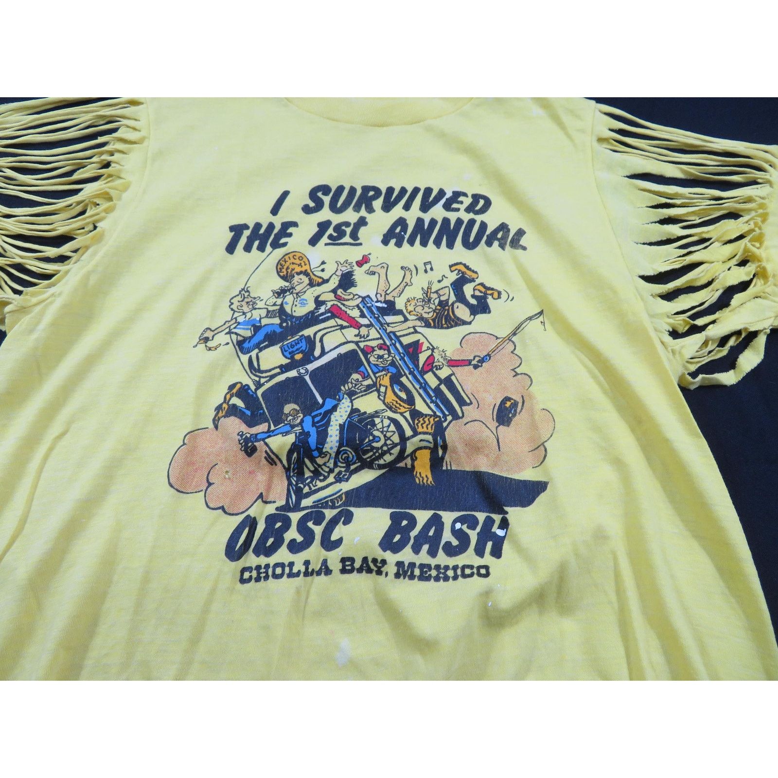 Other I Survived The OBSC Bash Cholla Bay Mexico T-Shirt M 1980s Size US M / EU 48-50 / 2 - 3 Thumbnail