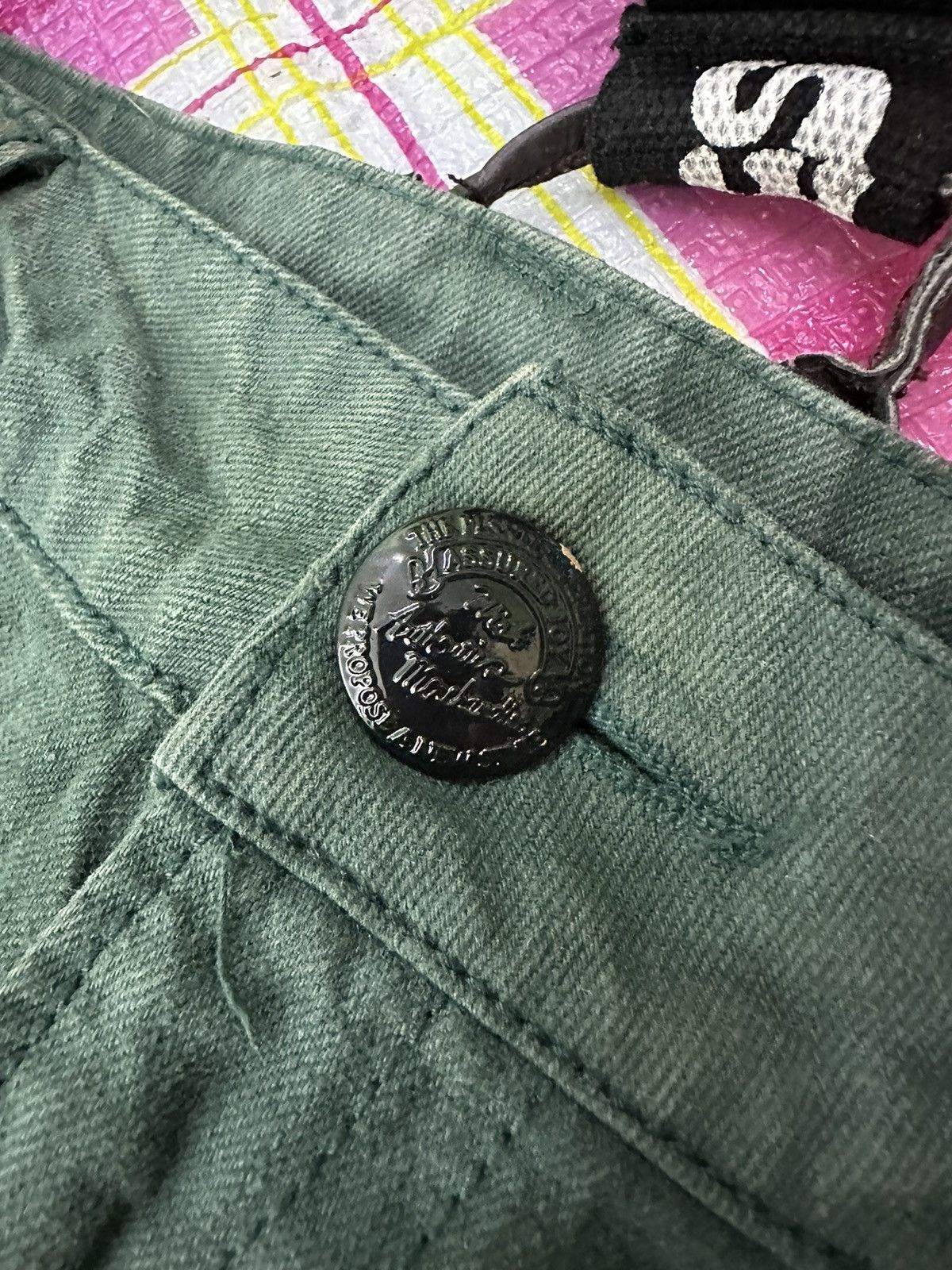 If Six Was Nine × Japanese Brand × Le Grande Bleu (L.G.B.) Rare Japanese Cargo Bondage Distress Jeans Size US 34 / EU 50 - 14 Thumbnail
