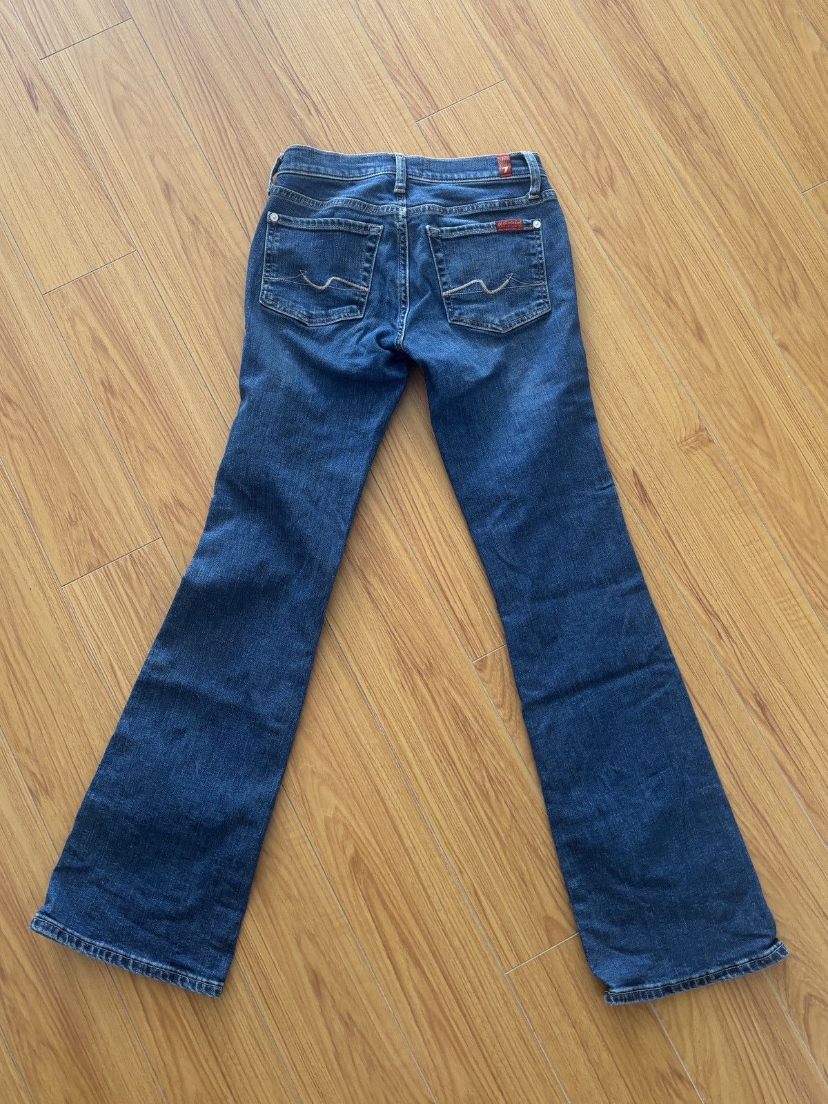 7 For All Mankind 7 for All Mankind Tailorless Original Bootcut Jeans Size 24" / US 00 / IT 34 - 5 Thumbnail
