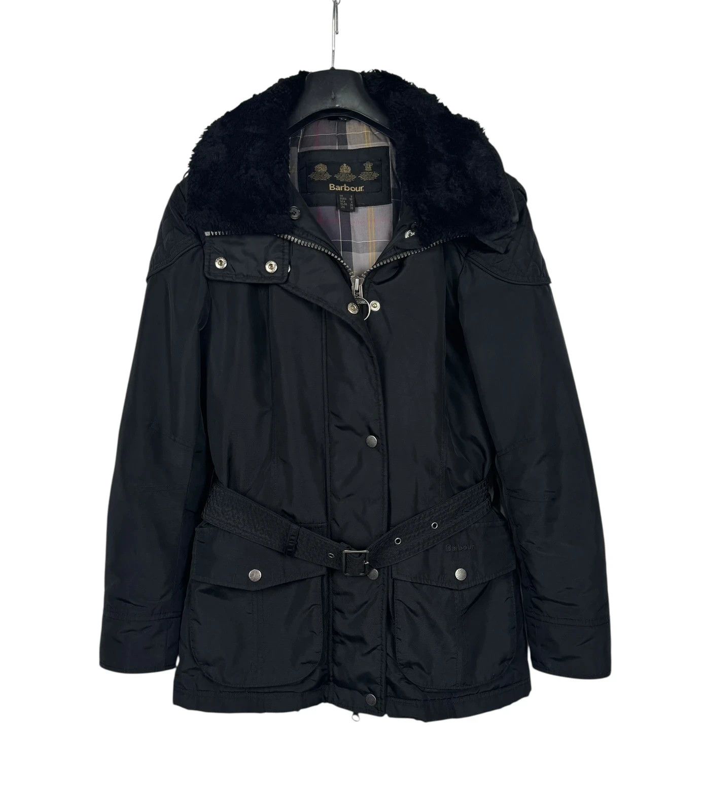 Barbour Barbour International Outlaw Jacket Belted Hooded UK8 US4 Size S / US 4 / IT 40 - 11 Thumbnail
