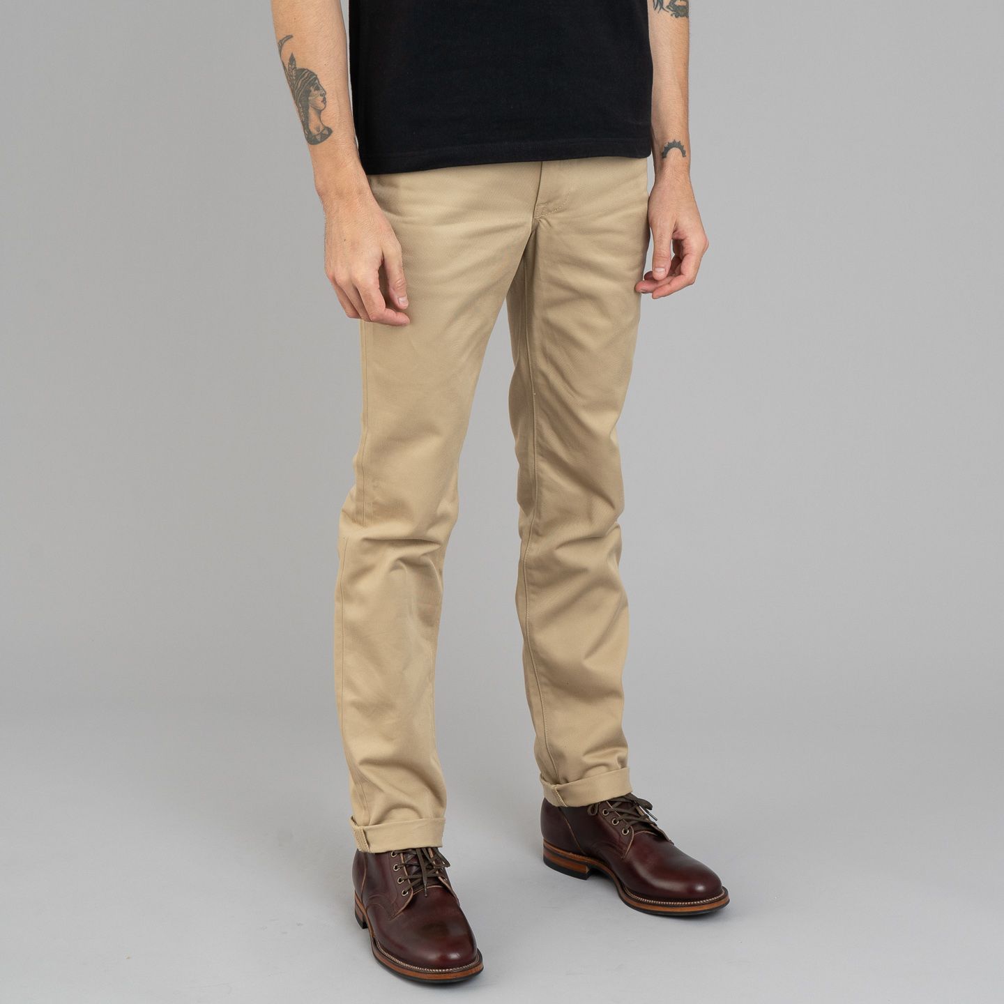 Iron Heart IRON HEART 730 12oz Chino Khaki IH 730 KHA Size US 30 / EU 46 - 8 Thumbnail