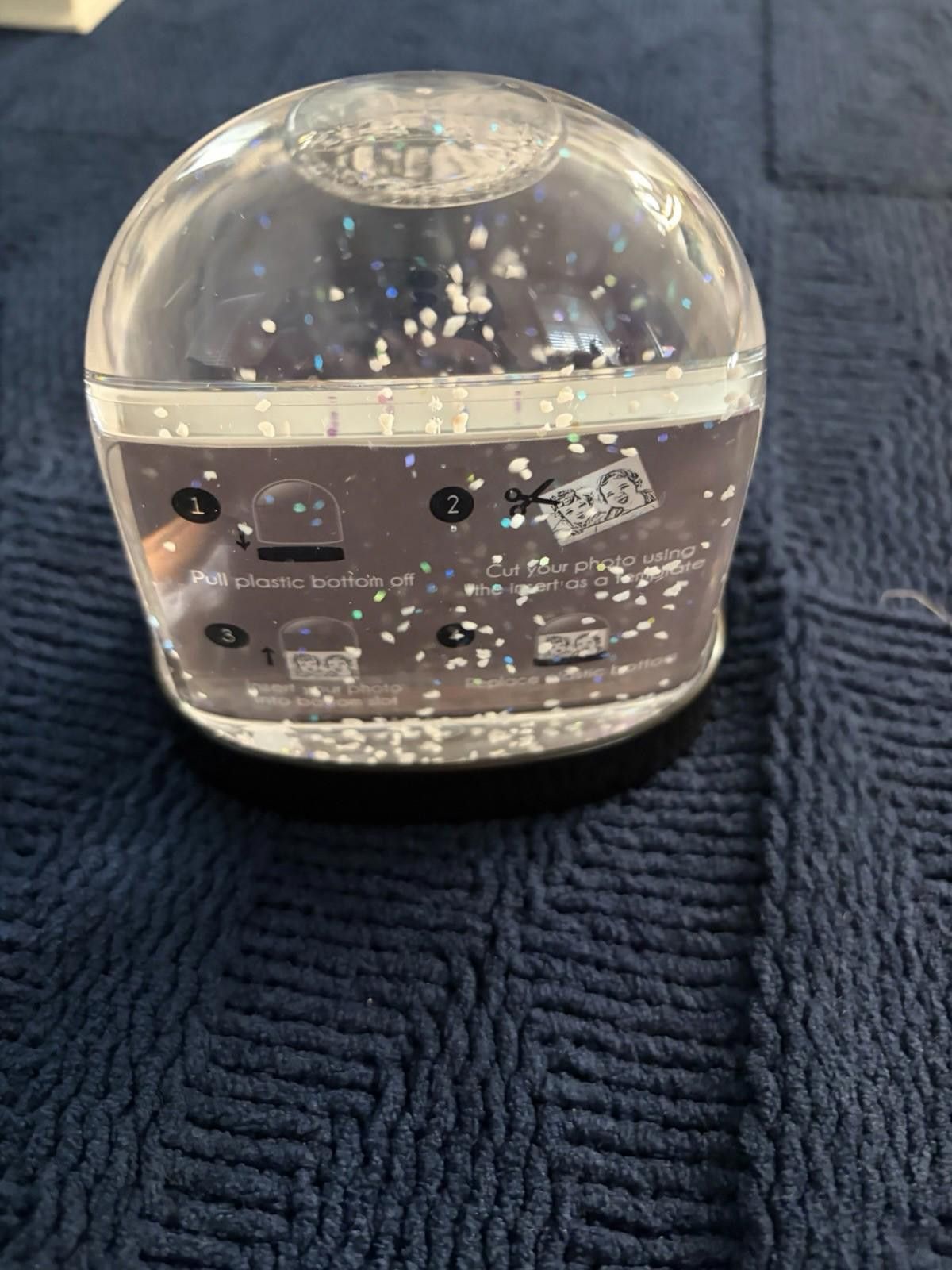 The Unbranded Brand Snow globe Picture Frame Size ONE SIZE - 3 Thumbnail
