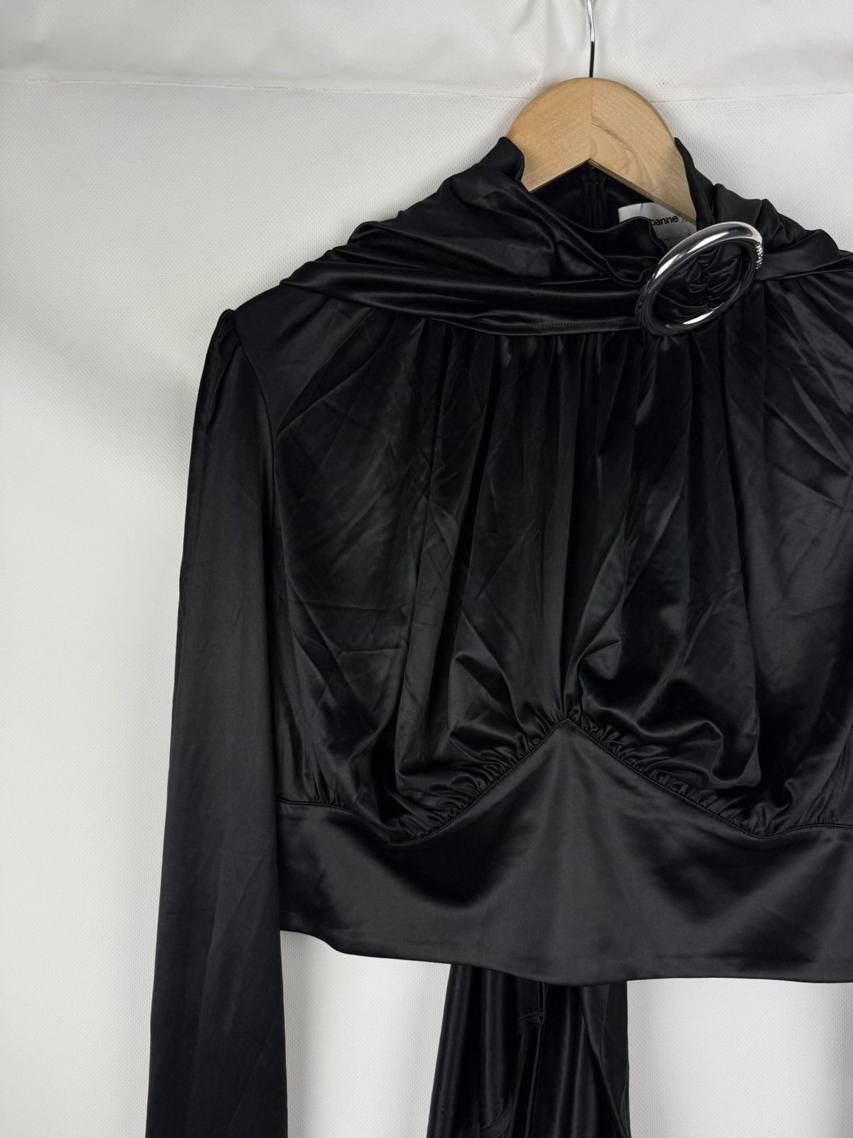 Paco Rabanne Paco Rabanne H&M Ladies Long Sleeve Buckle Top Blouse Tunic Size XXL / US 16-18 / IT 52-54 - 4 Thumbnail