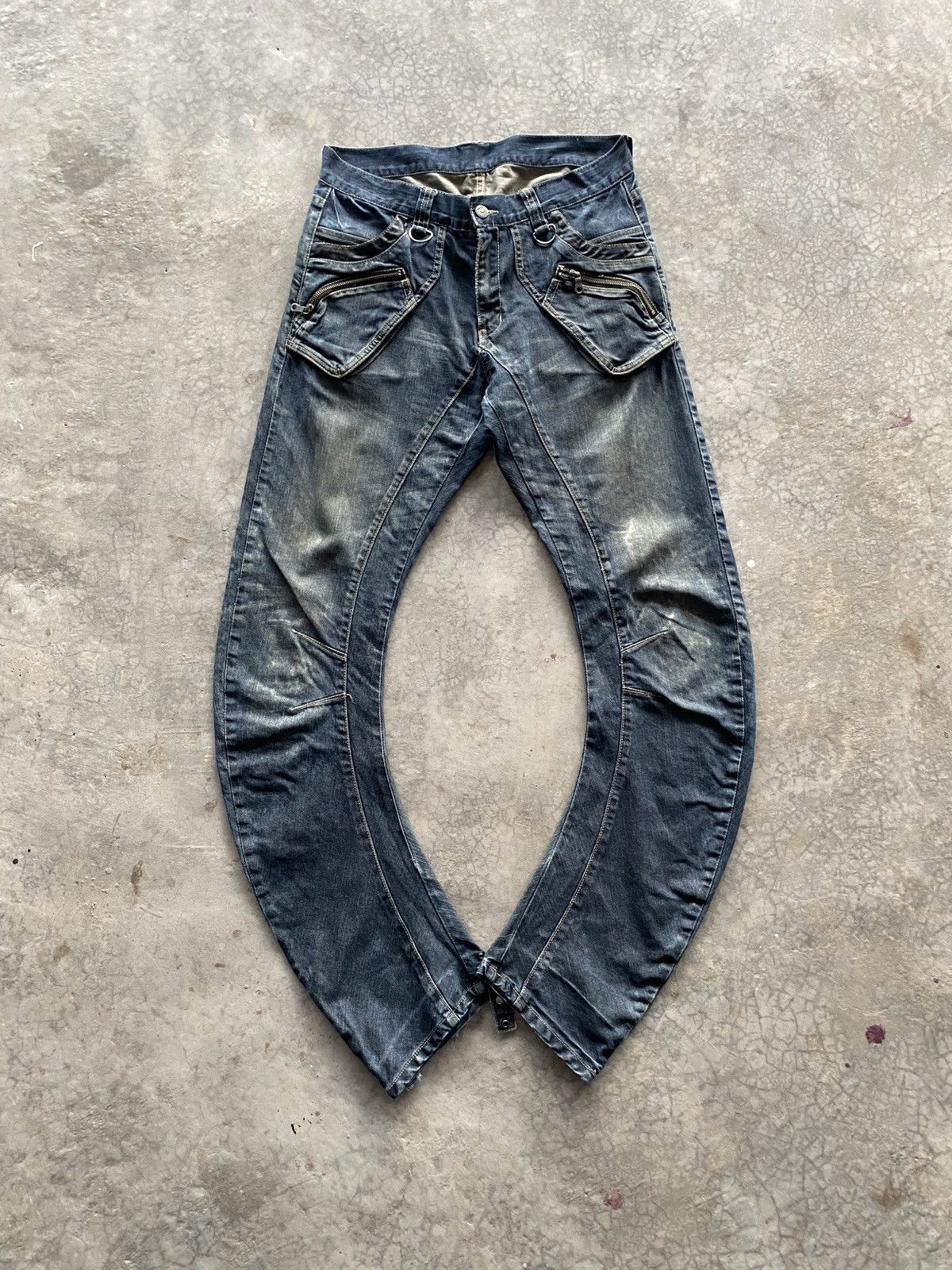 Japanese Brand × PPFM × Tornado Mart PPFM J-Cut Curve Denim | Grailed