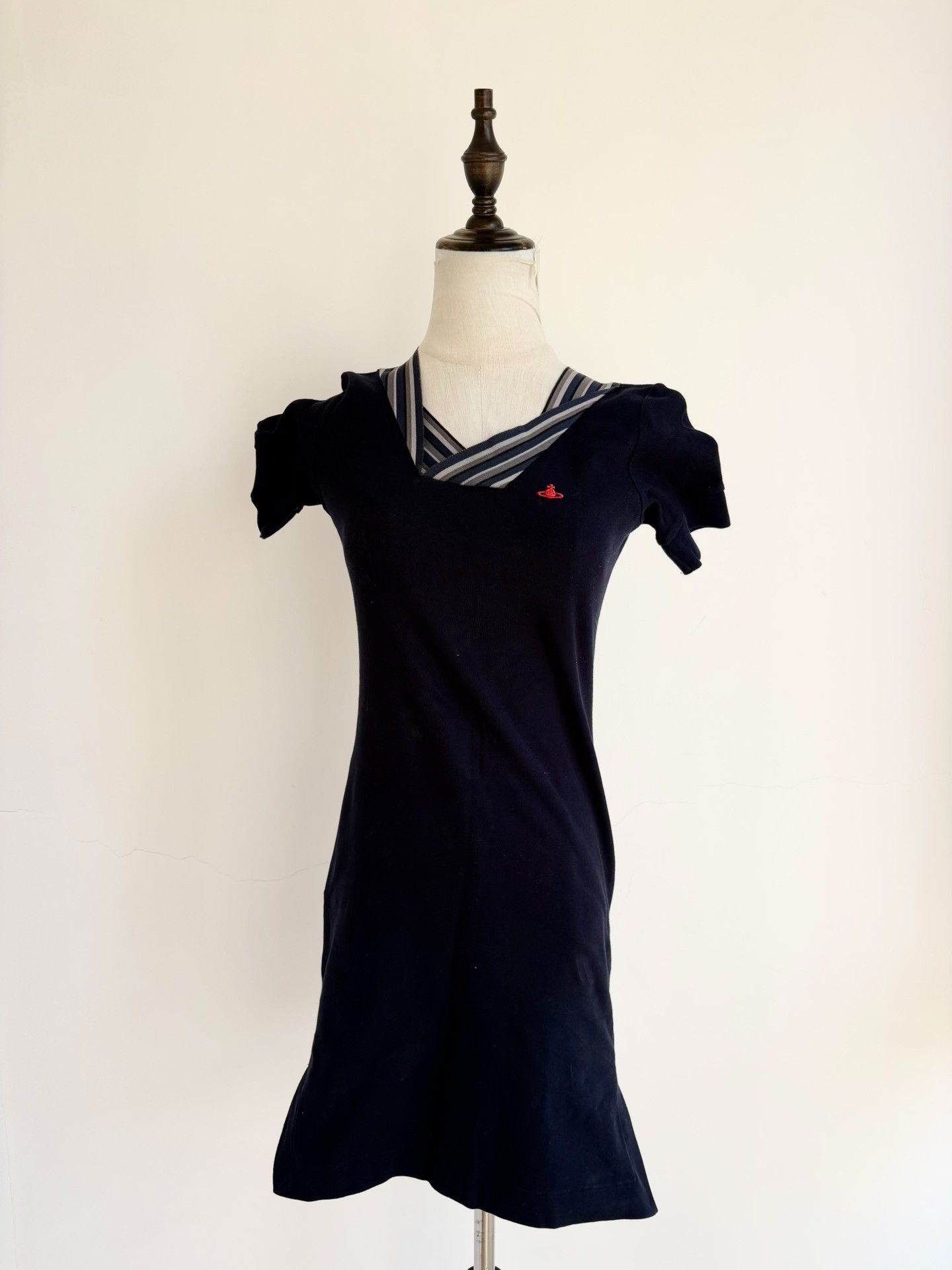 Vivienne Westwood Vivienne Westwood Vintage Blue Stripe Dress Size M / US 6-8 / IT 42-44 - 1 Thumbnail