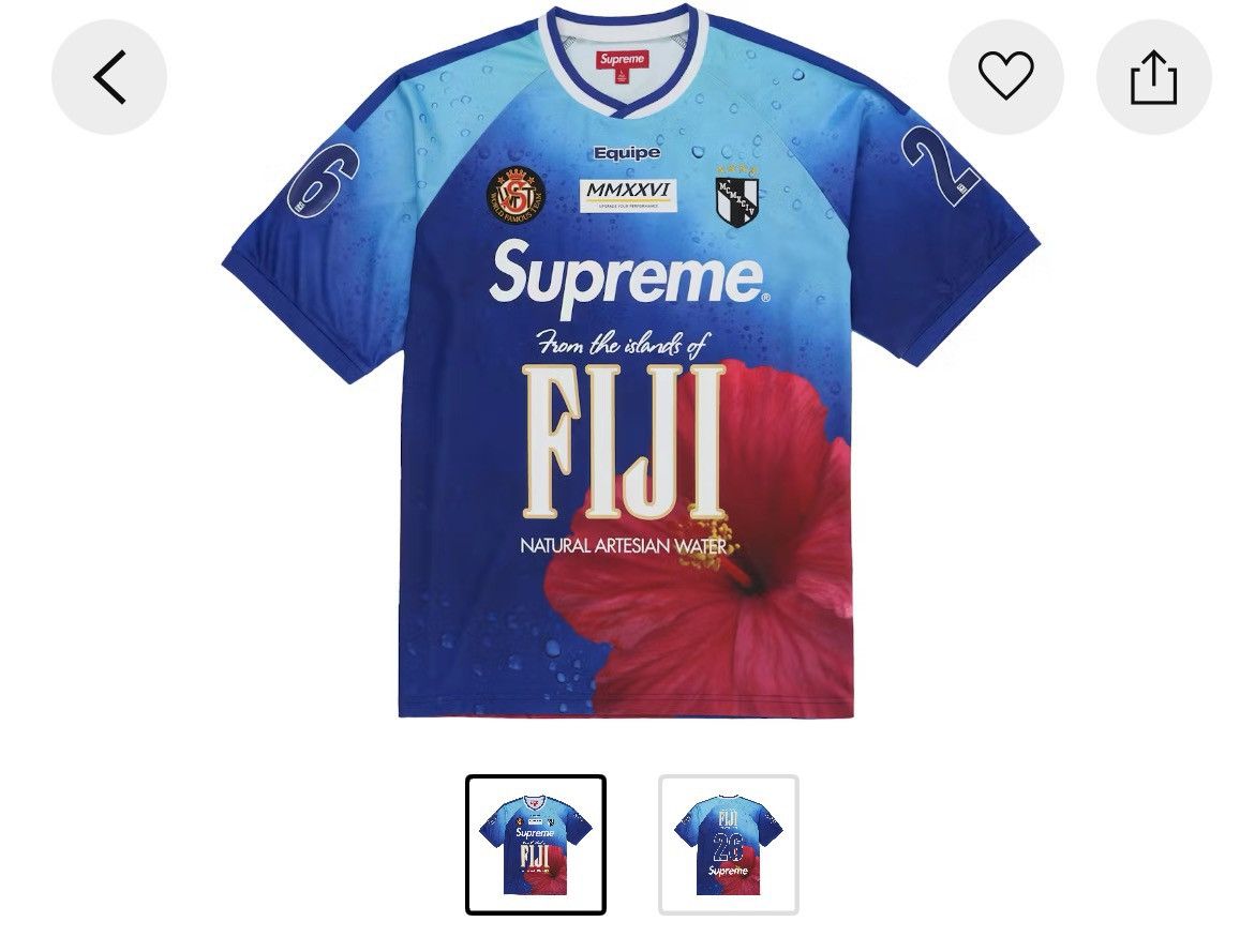Damien Hirst × Supreme SUPREME X DAMIEN HIRST SOCCER JERSEY 'BLACK