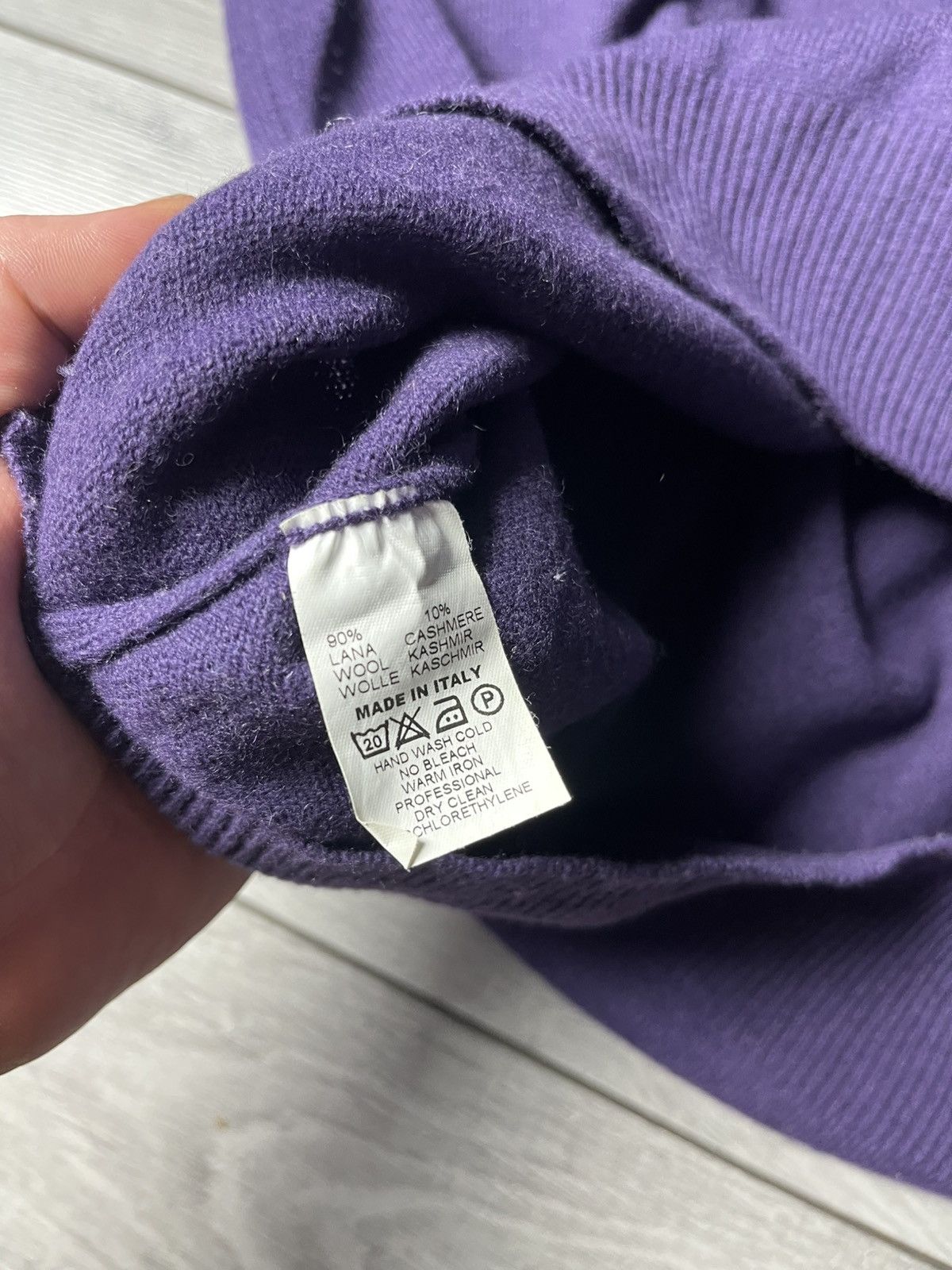 Gran Sasso Gran Sasso Merino ultrafine cashmere jumper v-neck size 54 Size US L / EU 52-54 / 3 - 4 Thumbnail