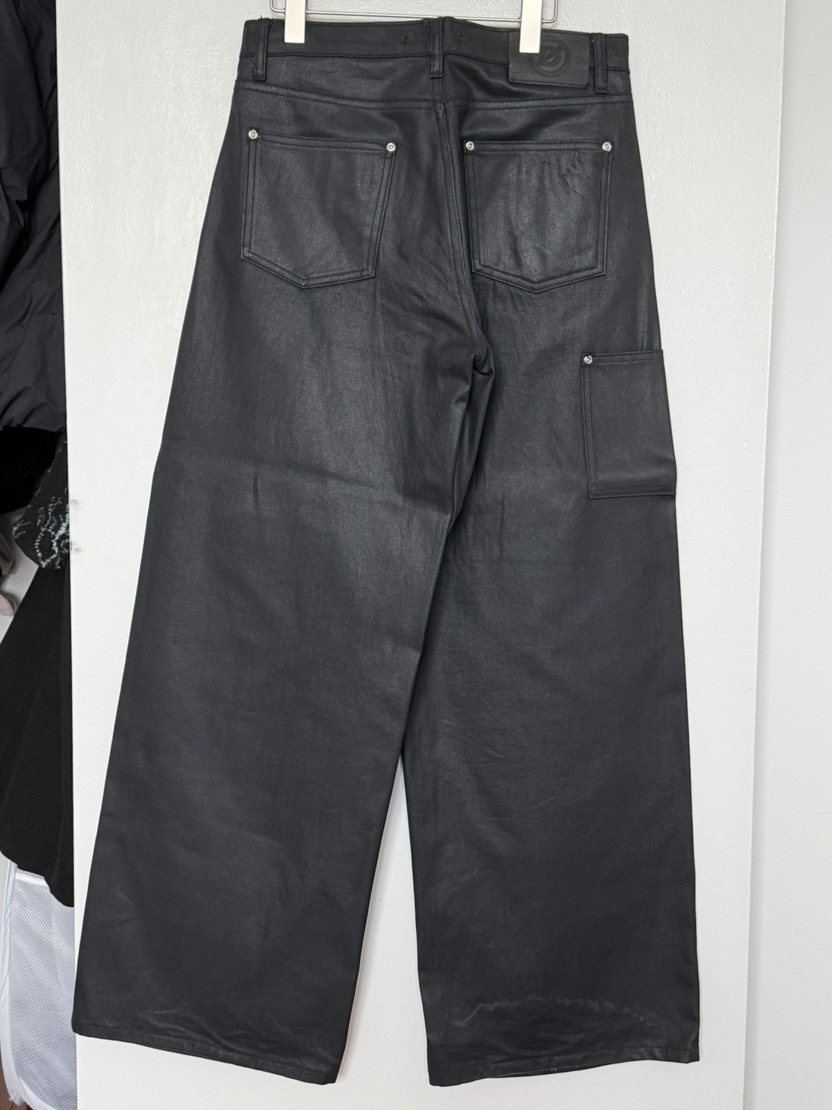 basketcase gallery Discontd Black Wax Denim Size US 30 / EU 46 - 3 Thumbnail