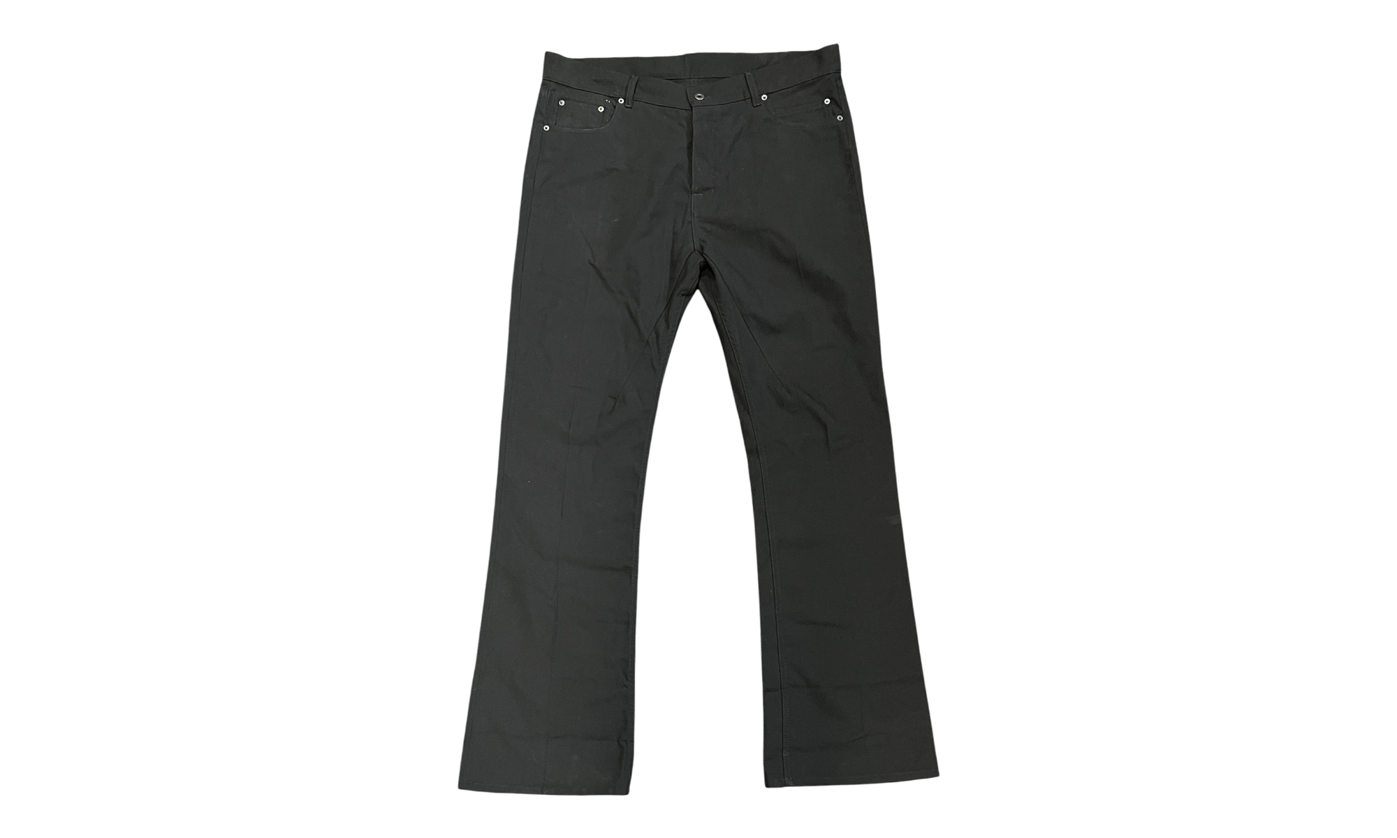 Rick Owens Black Jim Cut Jeans (PreOwned) Size US 38 / EU 54 - 1 Thumbnail