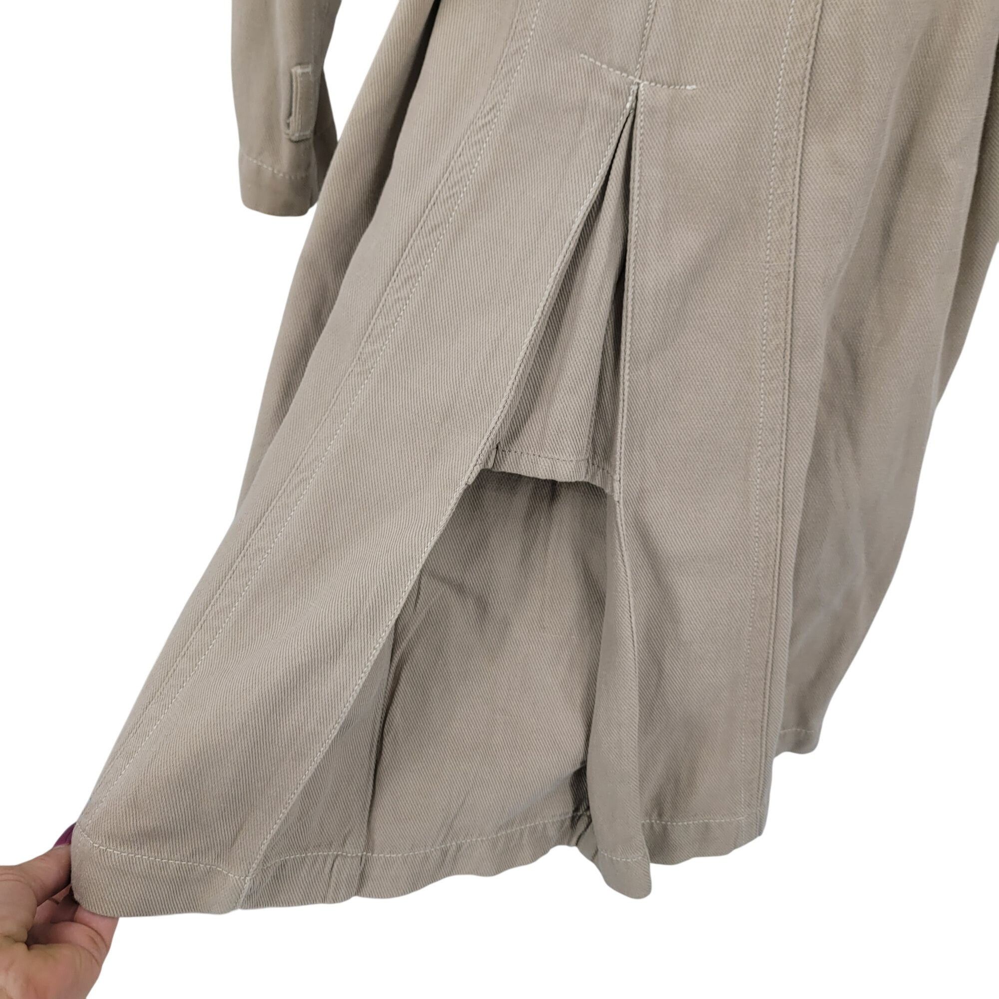 Pinko Pinko Womens Beige Belted Trench Coat Sz S Button Closure Hi Size S / US 4 / IT 40 - 15 Thumbnail