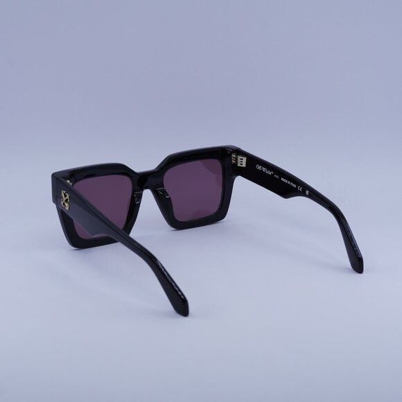 Off-White Off-White OERI13I JACKSON 1028 Sunglasses Black Square Frame Size ONE SIZE - 6 Thumbnail