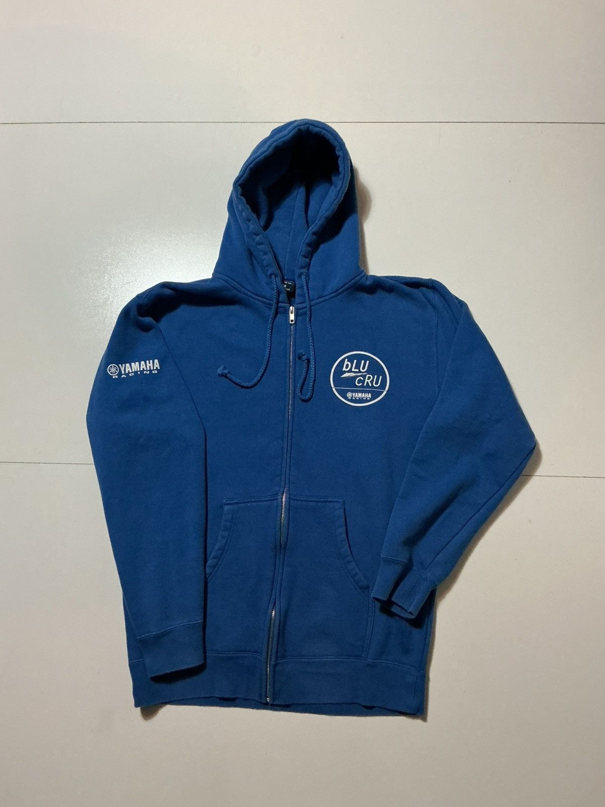 Yamaha Yamaha Racing Blu Cru Motorsports MX Dirt Bike Zip Hoodie Size US M / EU 48-50 / 2 - 2 Thumbnail