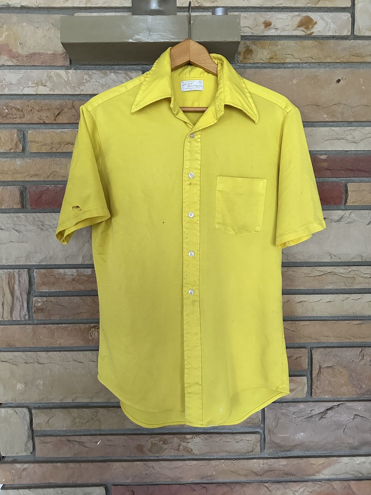 Vintage Vintage 70s David Hanson Permanent Press Collared Shirt Size US M / EU 48-50 / 2 - 1 Thumbnail