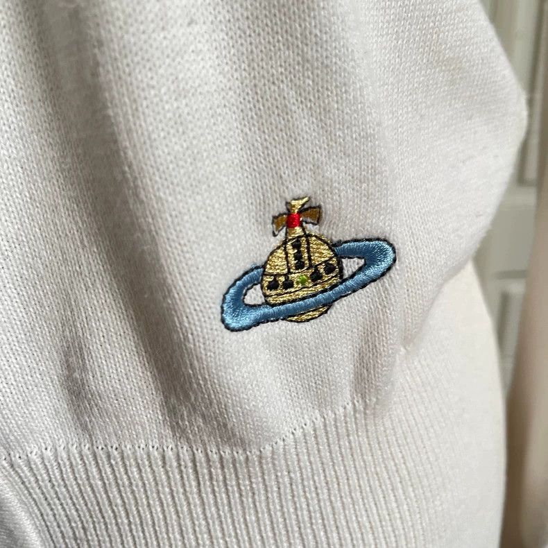 Vivienne Westwood Vivienne Westwood White knit cardigan with black stripes Size M / US 6-8 / IT 42-44 - 6 Thumbnail