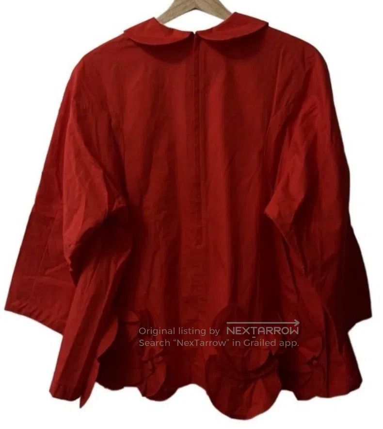 Comme des Garcons Comme Des Garcons Ruched flower blouse Size S / US 4 / IT 40 - 2 Thumbnail
