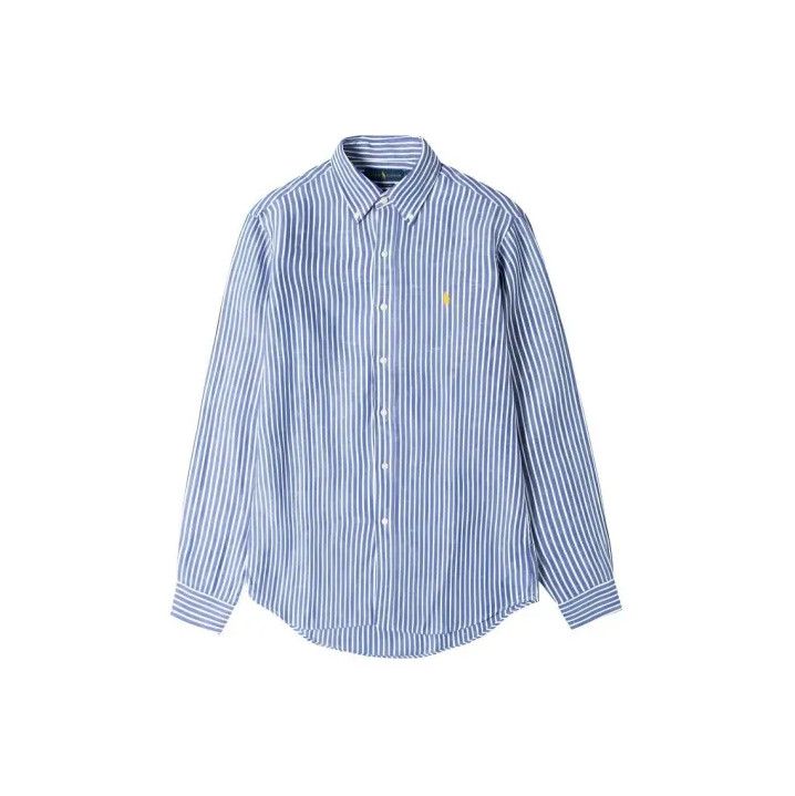 Polo Ralph Lauren Polo Ralph Lauren SS24 Stripe Logo Long-Sleeve Shirt Size US XS / EU 42 / 0 - 1 Thumbnail
