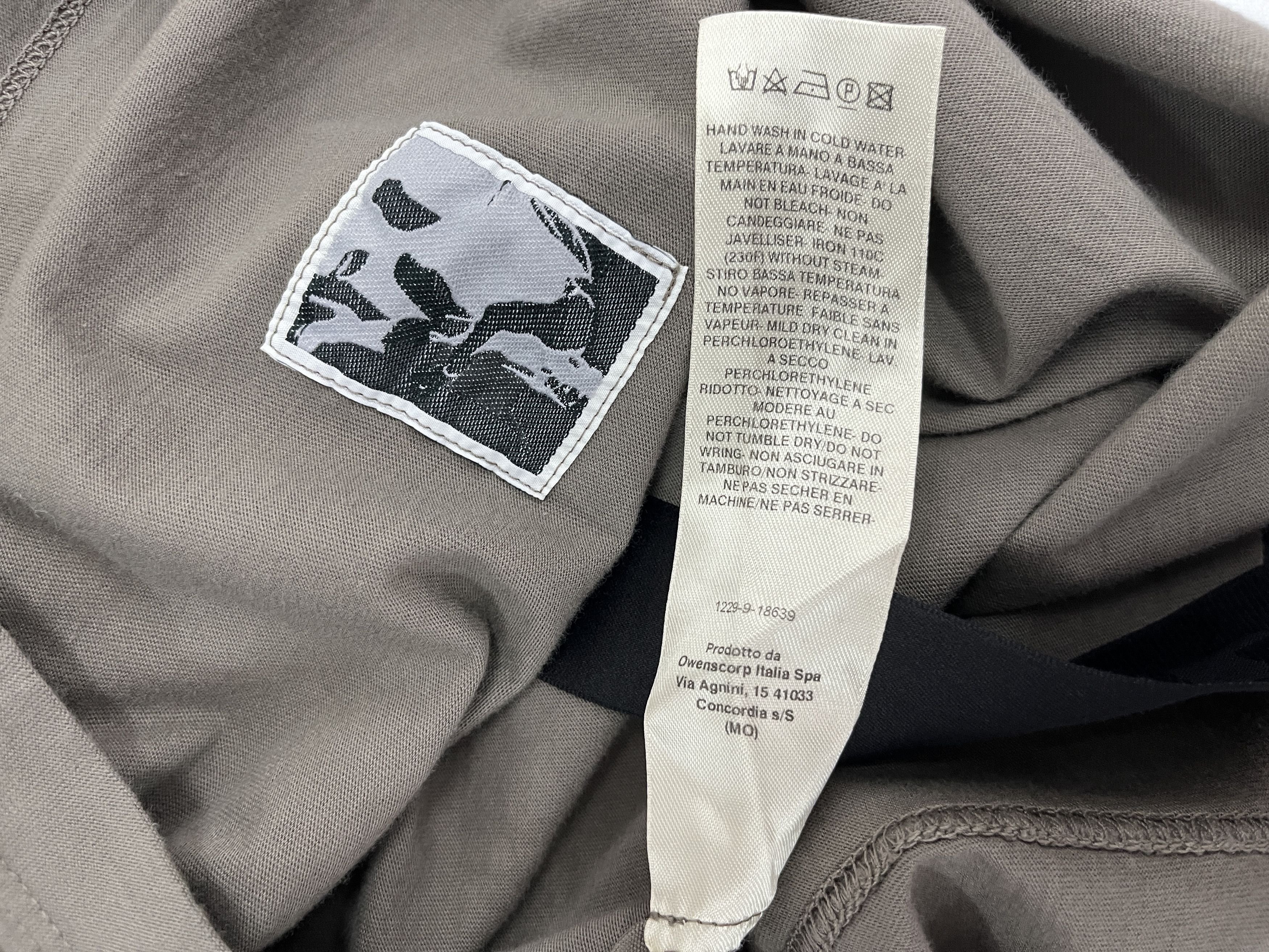 Rick Owens Drkshdw Rick Owens DRKSHDW Olive Jumbo T-Shirt Size US L / EU 52-54 / 3 - 5 Thumbnail