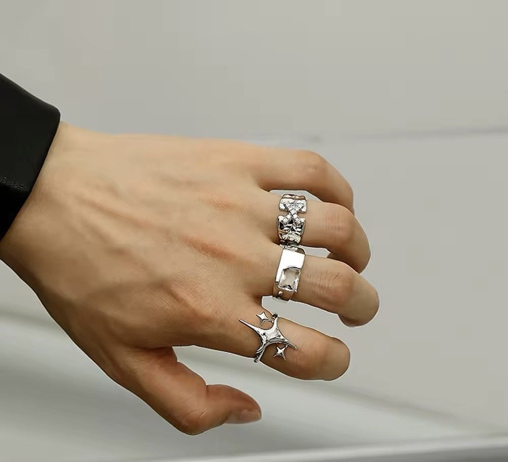 Jewelry Bundle 3 pieces Open Rings Size ONE SIZE - 5 Thumbnail