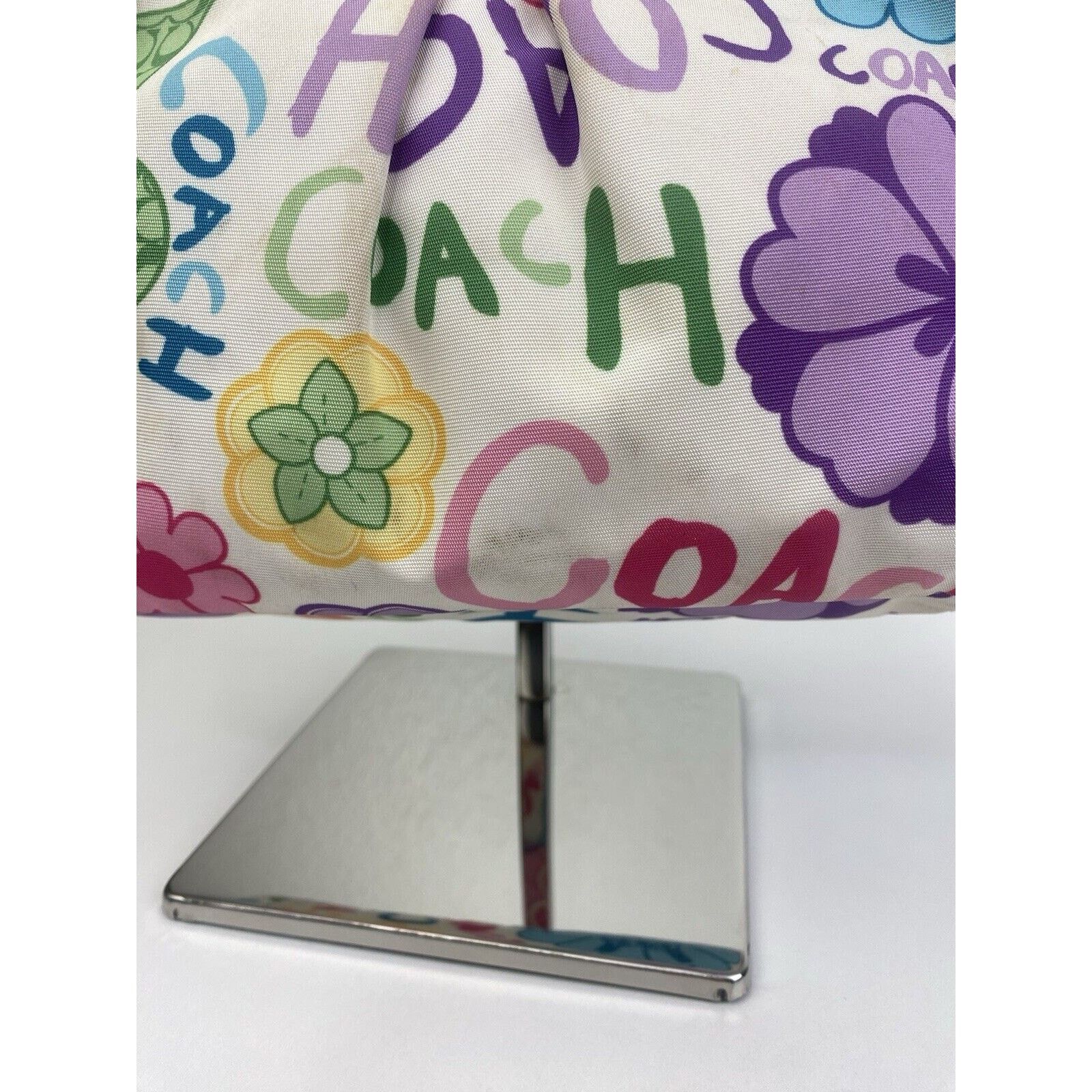 Coach Y2K Coach Floral Signature Poppy Shoulder Purse Bag Colorful Size ONE SIZE - 4 Thumbnail