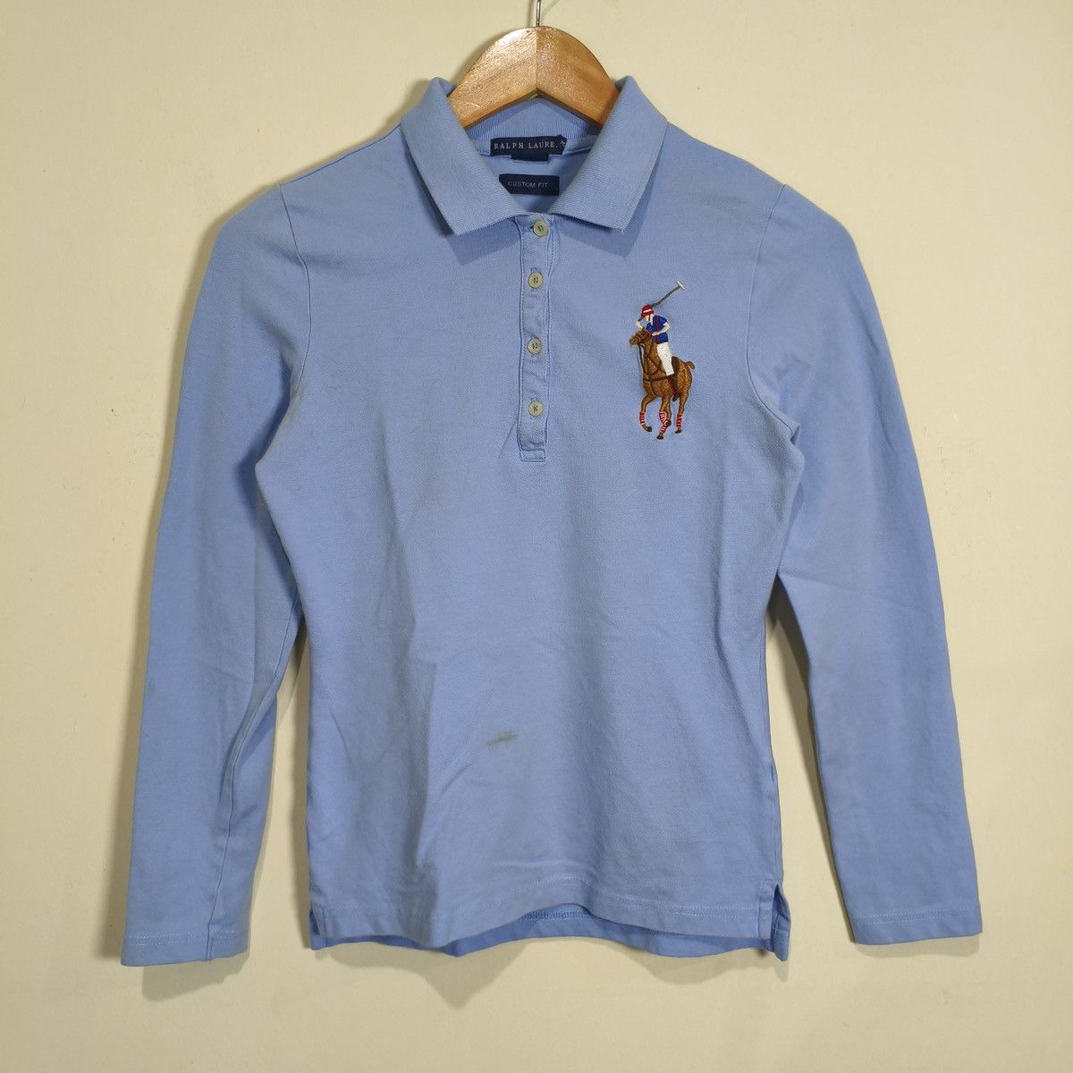 Polo Ralph Lauren Polo Ralph Lauren longsleeve polo shirt embroidered ponylogo Size M / US 6-8 / IT 42-44 - 1 Thumbnail