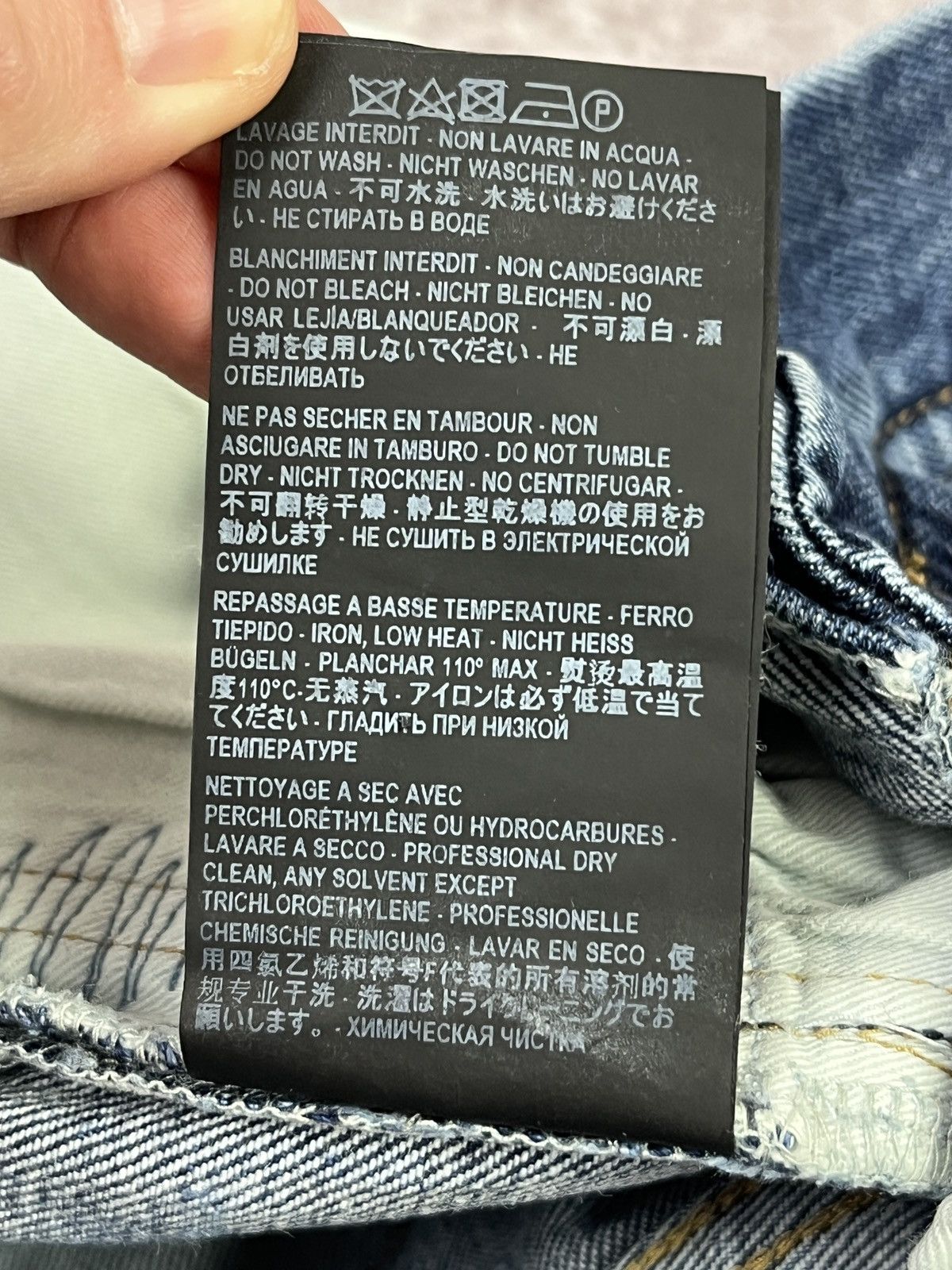 Saint Laurent Paris Saint Laurent Paris Skinny Jeans Blue Distressed Denim Made Size 27" / US 4 / IT 40 - 12 Thumbnail