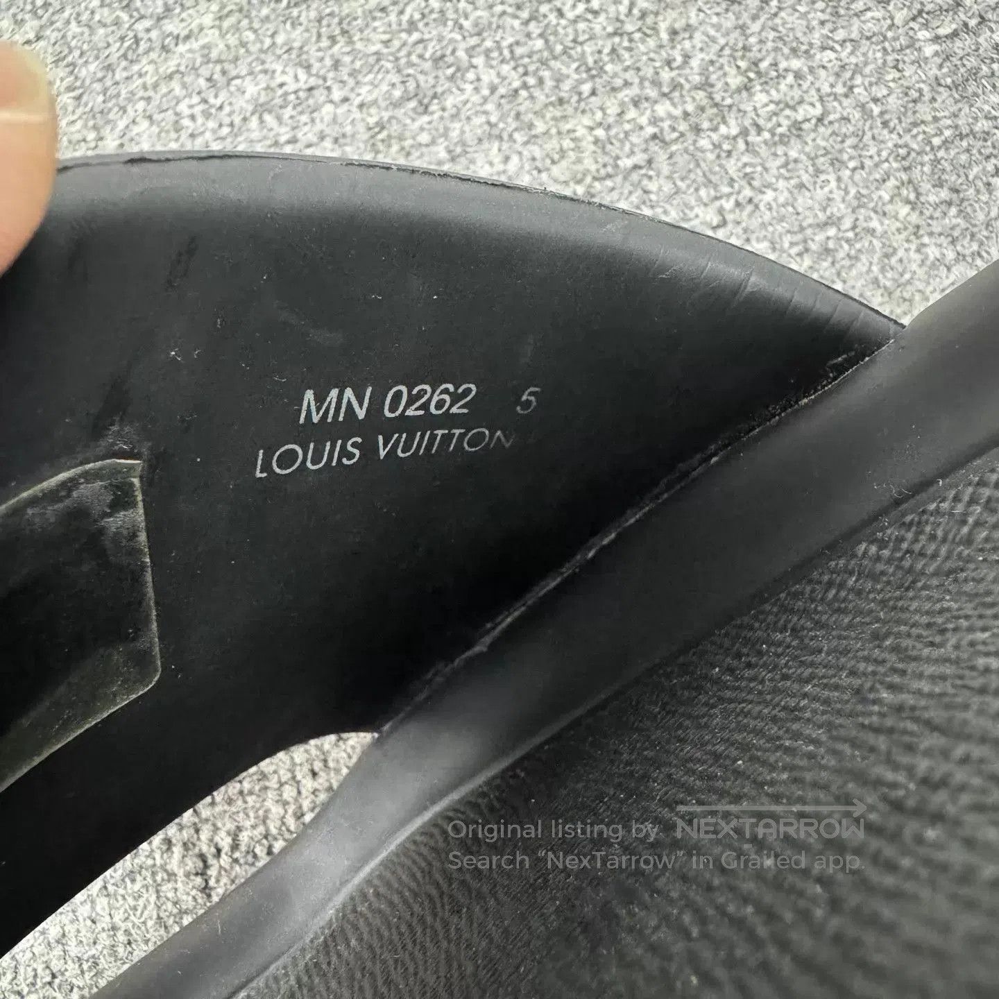 Louis Vuitton Black Slide Sandals Size 6. Size US 6 / EU 39 - 7 Thumbnail