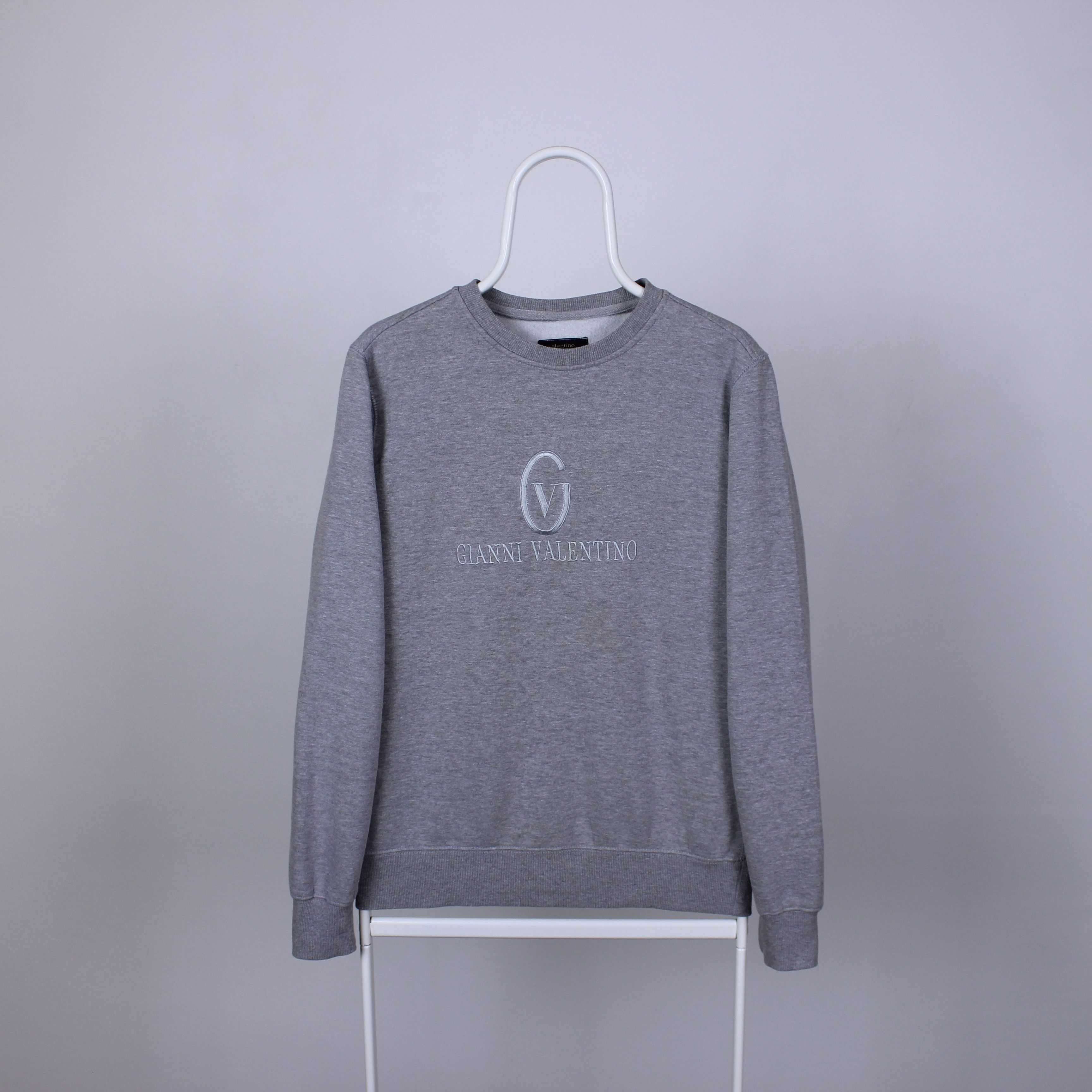 Valentino Valentino sweatshirt vintage Centr logo S M gray Size US M / EU 48-50 / 2 - 3 Thumbnail