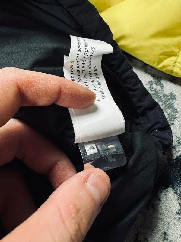 The North Face Nuptse Steep Tech 700 Down Jacket Yellow Black TNF S Size US S / EU 44-46 / 1 - 5 Thumbnail