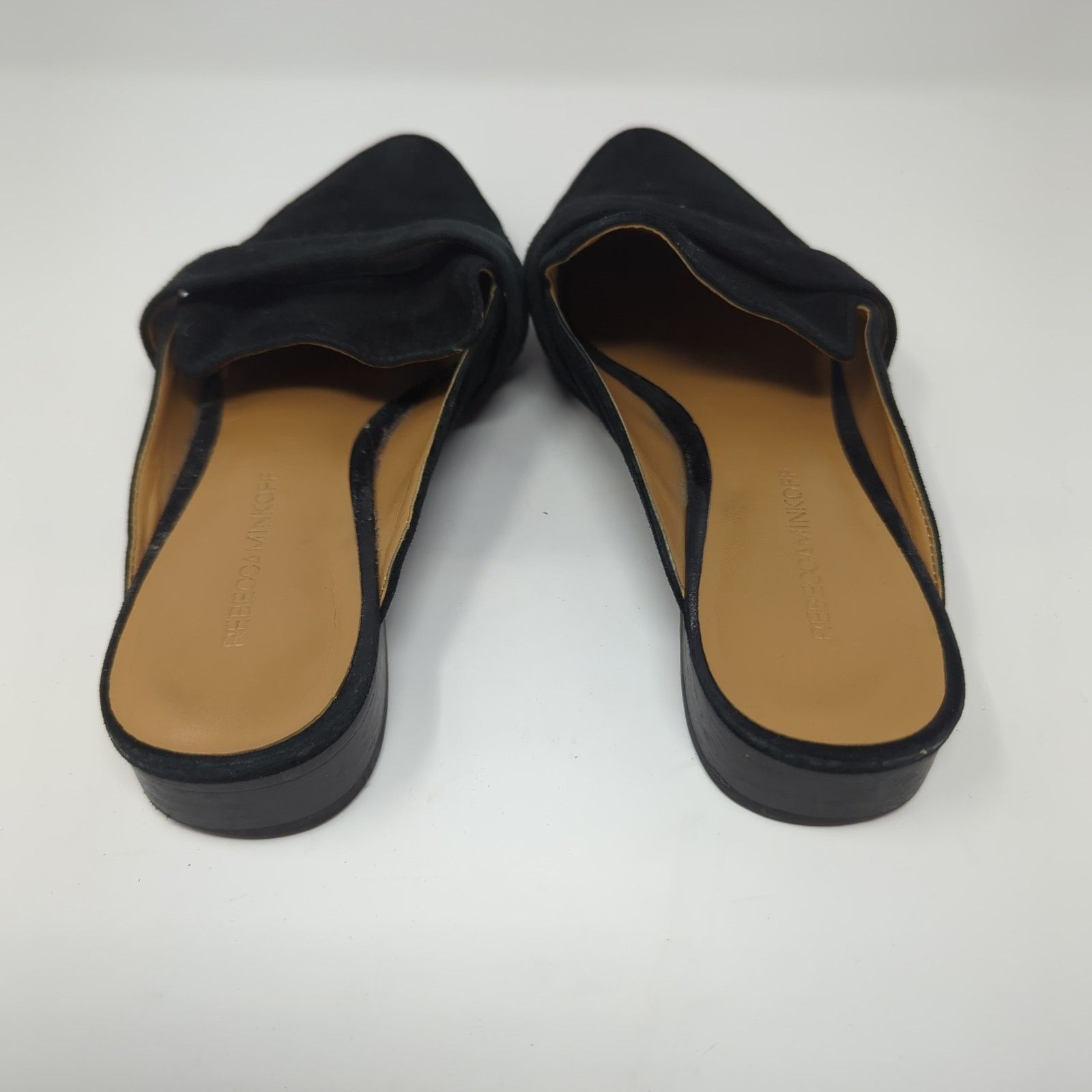 Rebecca Minkoff Rebecca Minkoff Black Slip On Suede Pointed Toe Size 8.5 Size US 8.5 / IT 38.5 - 5 Thumbnail