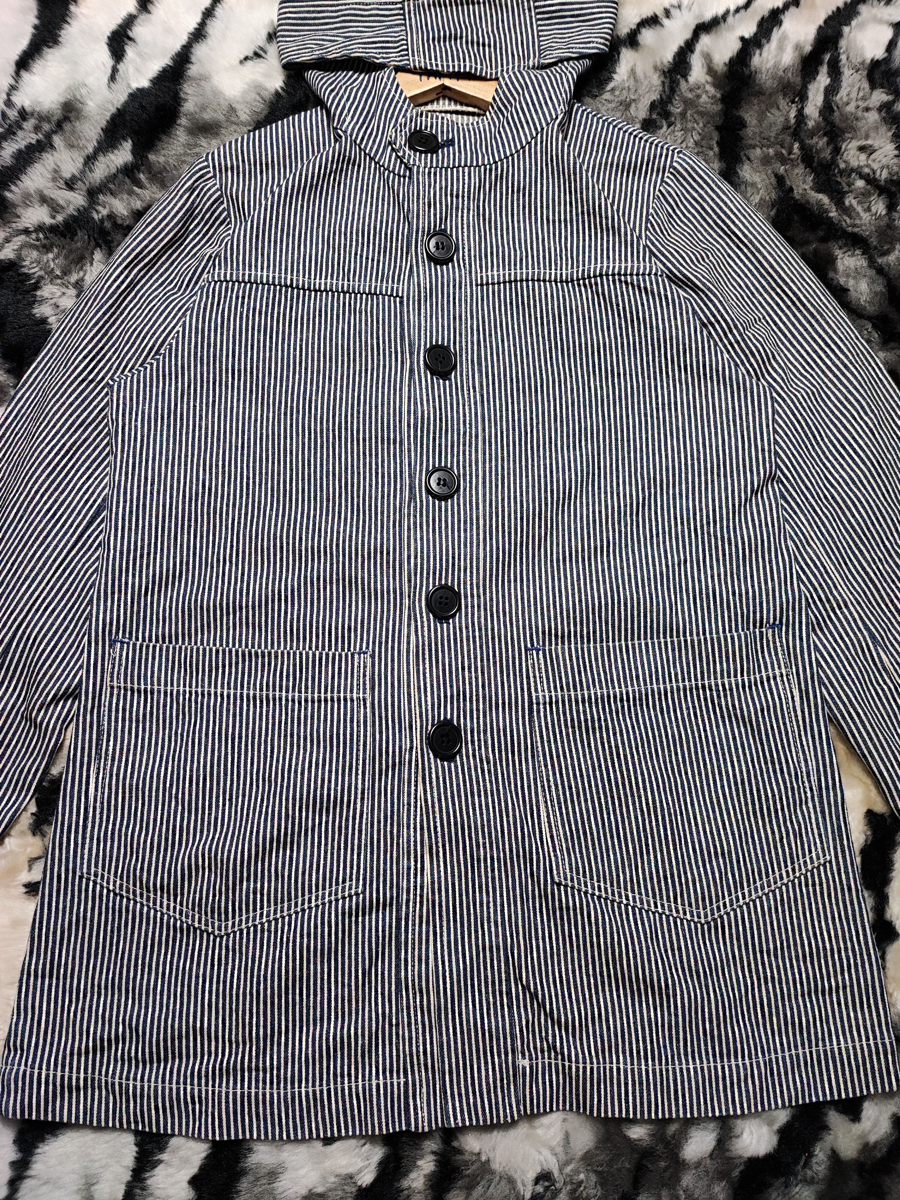 If Six Was Nine Super Hakka Herringbone Denim Stripe Wabash Size US L / EU 52-54 / 3 - 3 Thumbnail