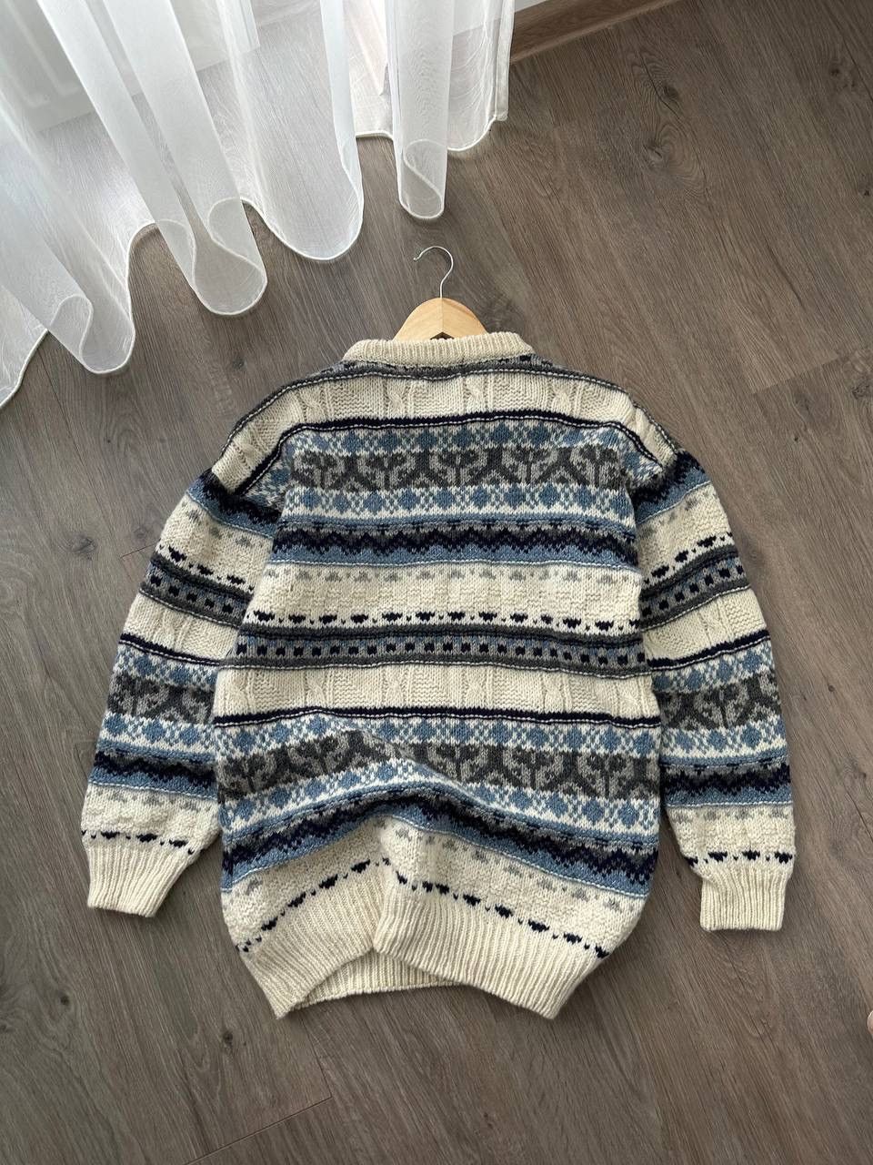 Vintage Vintage Pitlochry In Scotland Knit Wear Sky Blue Sweater Size US L / EU 52-54 / 3 - 15 Thumbnail