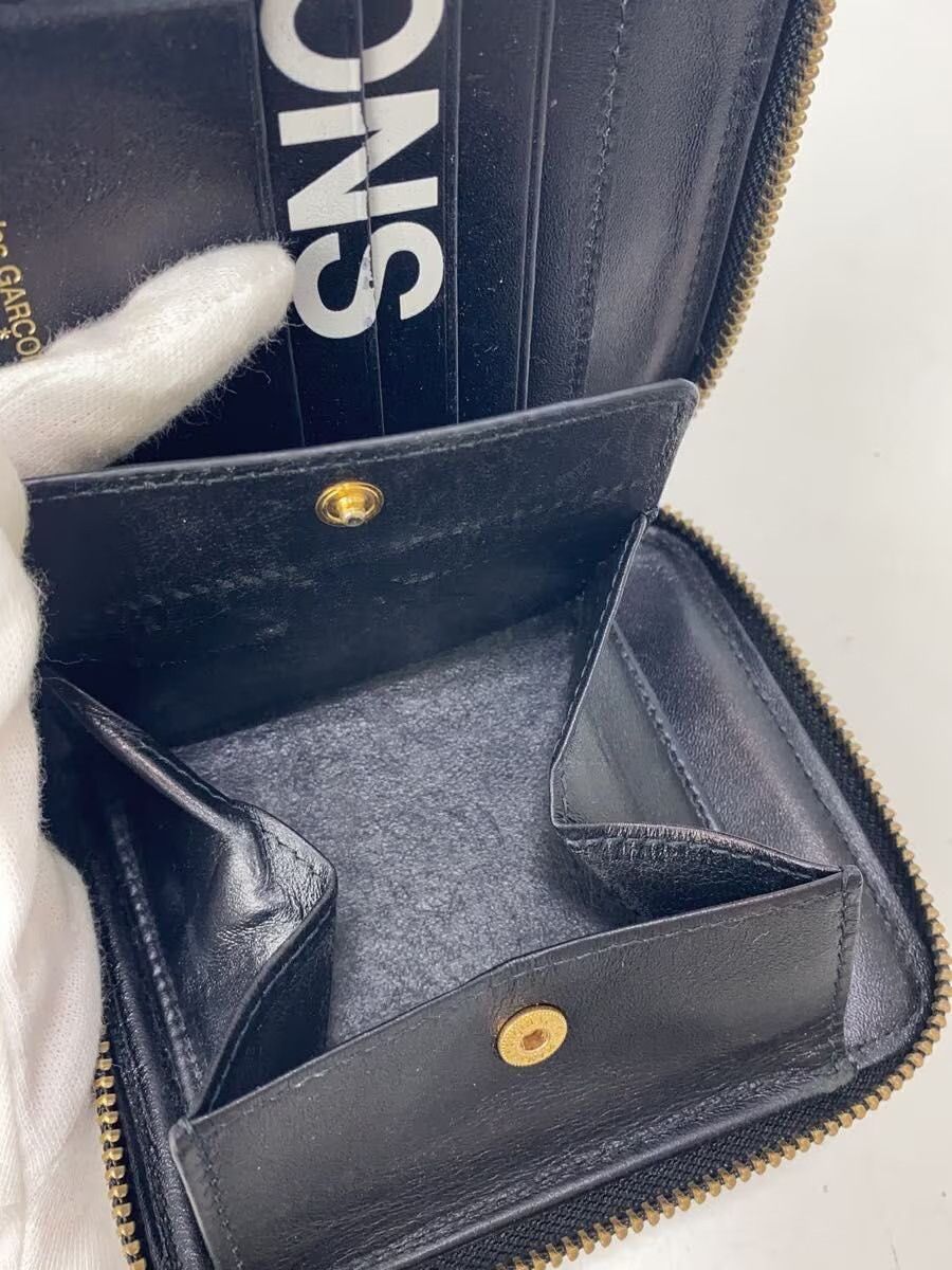 Comme des Garcons Logo Leather Zip Wallet Size ONE SIZE - 7 Thumbnail