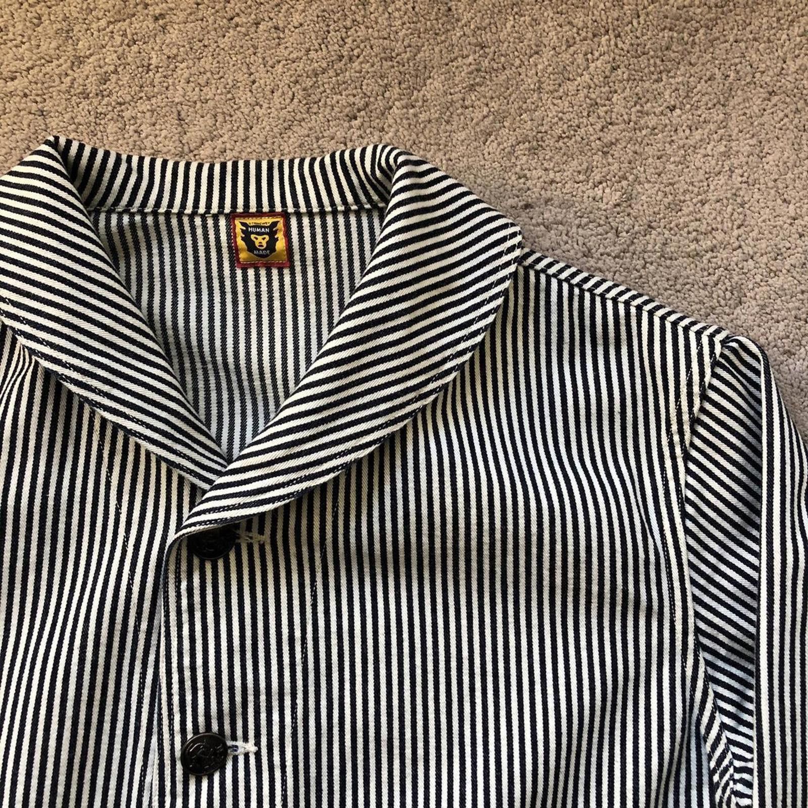 Human Made Human Made Pinstripe Hickory Overshirt Jacket Size US S / EU 44-46 / 1 - 2 Thumbnail