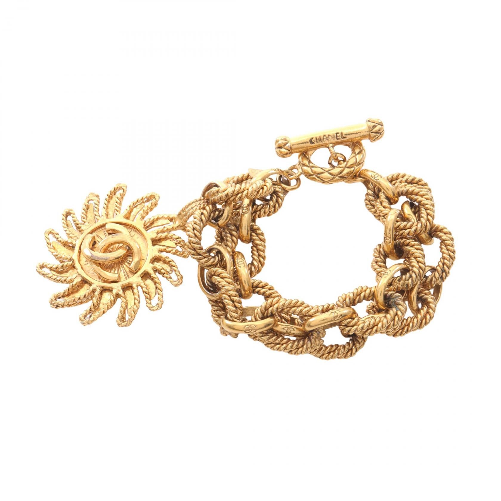 Chanel Chanel Chanel Coco Mark Bracelet Metal Bracelet DUTY FREE for USA Size ONE SIZE - 1 Thumbnail