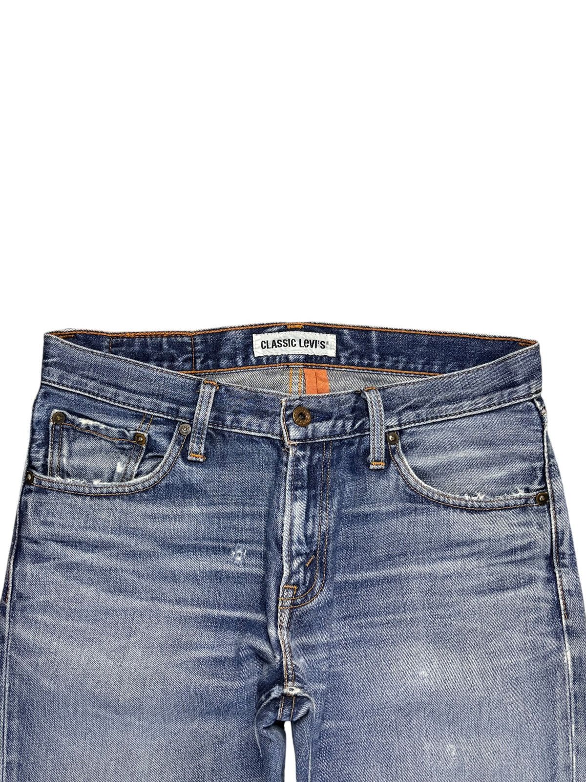 Levi's Vintage 90s Levis 502 Faded Wash Distressed Loose Jeans Size US 32 / EU 48 - 4 Thumbnail