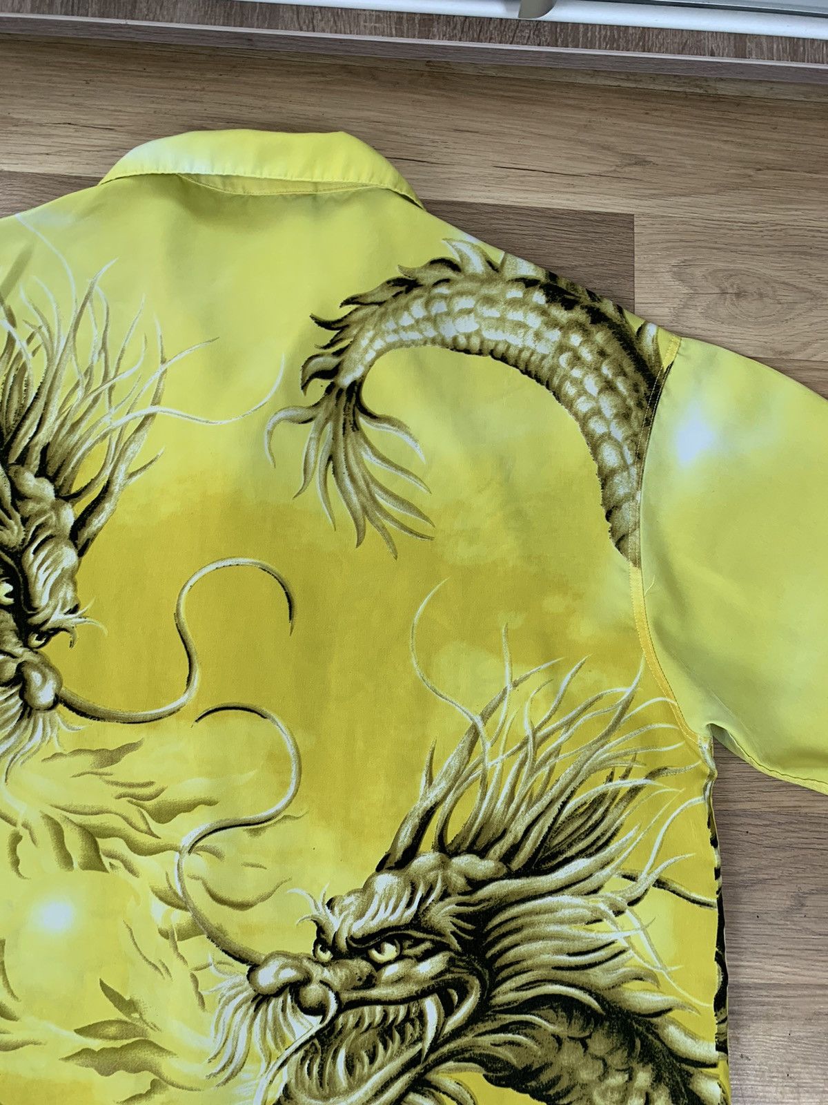 Vintage Vintage Y2K Japanese Style Dragon Shirt Button Up Size US L / EU 52-54 / 3 - 18 Thumbnail
