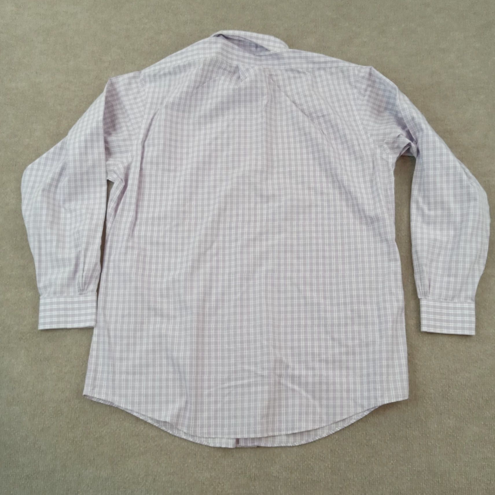 Brooks Brothers Brooks Brothers Shirt Mens 16.5-4/5 Purple White Plaid Slim Fit Button Up Casual Shirt Size US XL / EU 56 / 4 - 7 Thumbnail