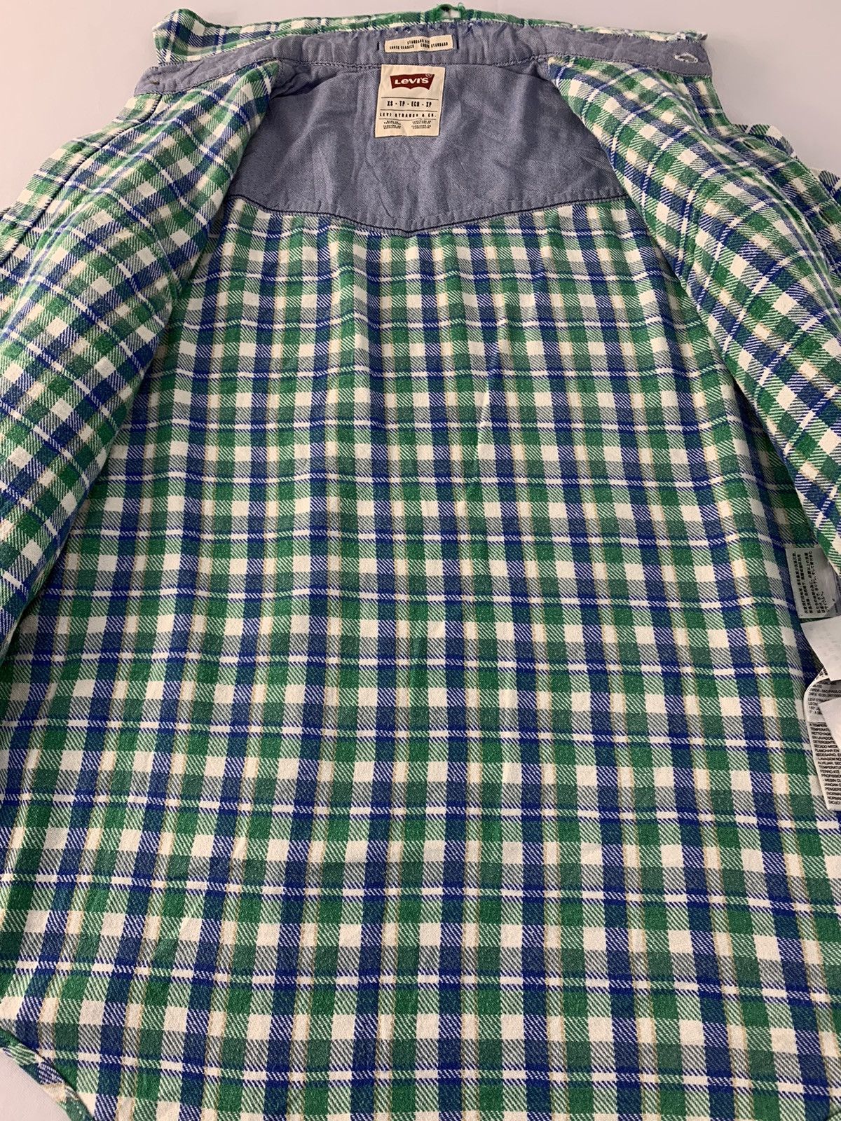 Flannel × Levi's Levi’s Strauss Chekered Double Pocket Flannel Button Up Size US XS / EU 42 / 0 - 8 Thumbnail