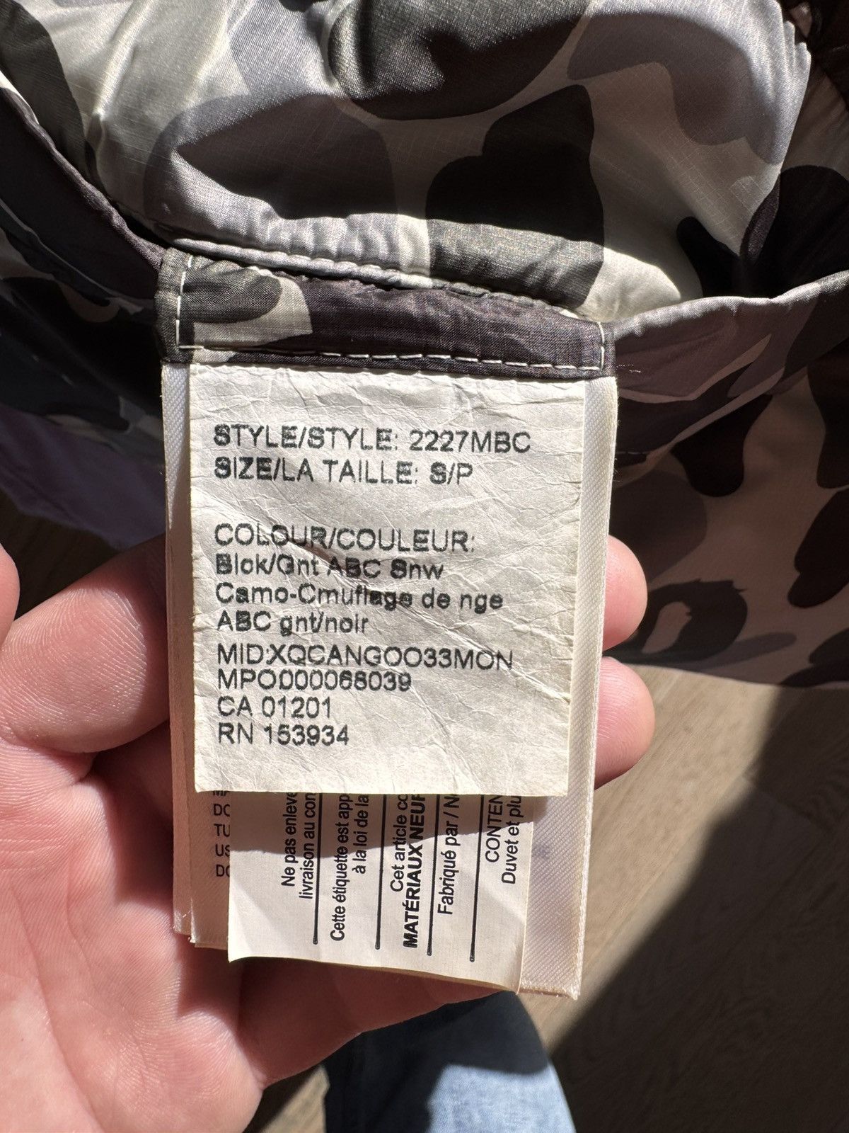 Bape × Canada Goose RARE Canada Goose x Bape X Concepts Size US S / EU 44-46 / 1 - 3 Thumbnail