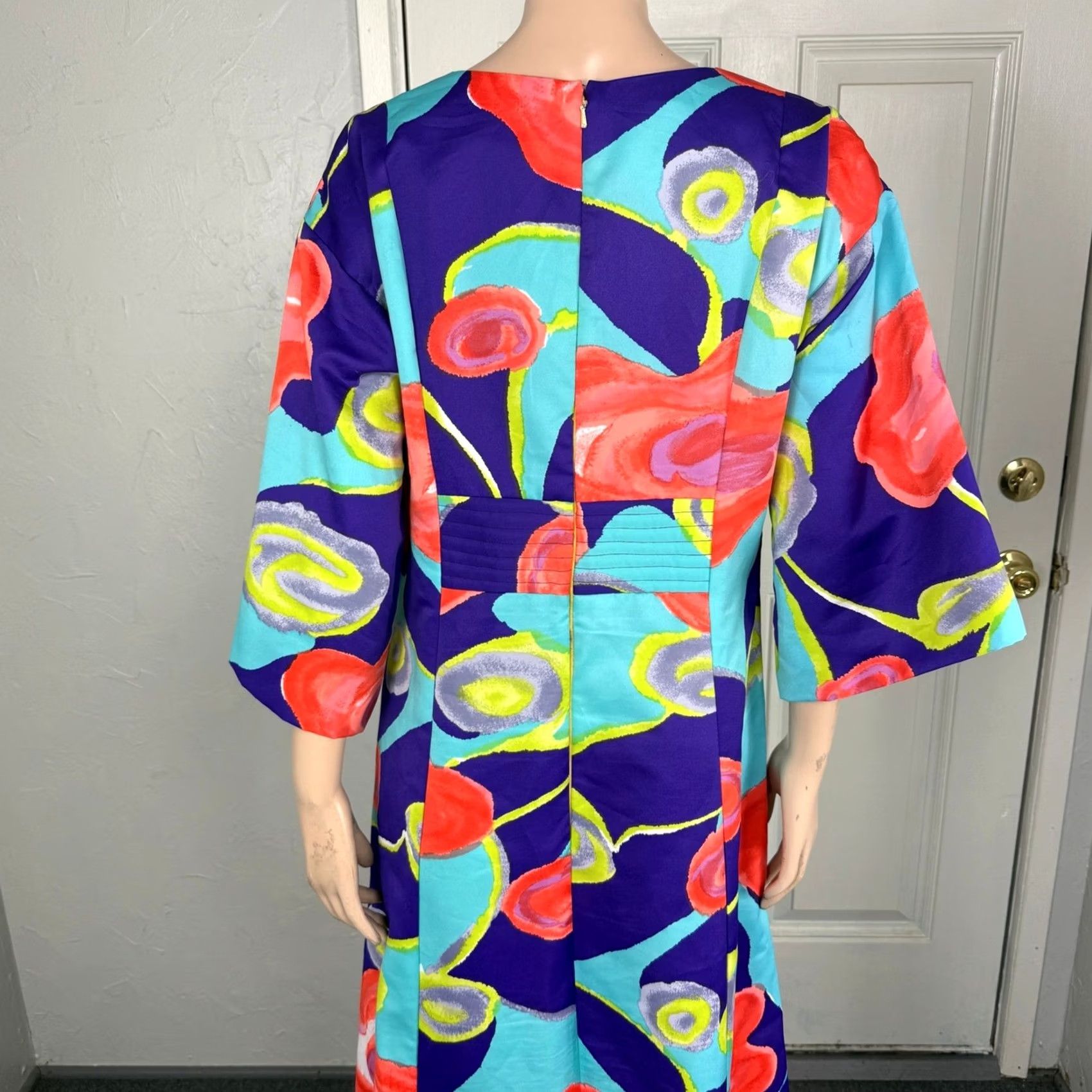 Etro VINTAGE 70s Tori Richard Dress Hawaiian Polyester Maxi Purple Bohemian Casual Men's? No, Womens? 58" length (Bust 38, Waist 34, Hips 50) Size ONE SIZE - 5 Thumbnail