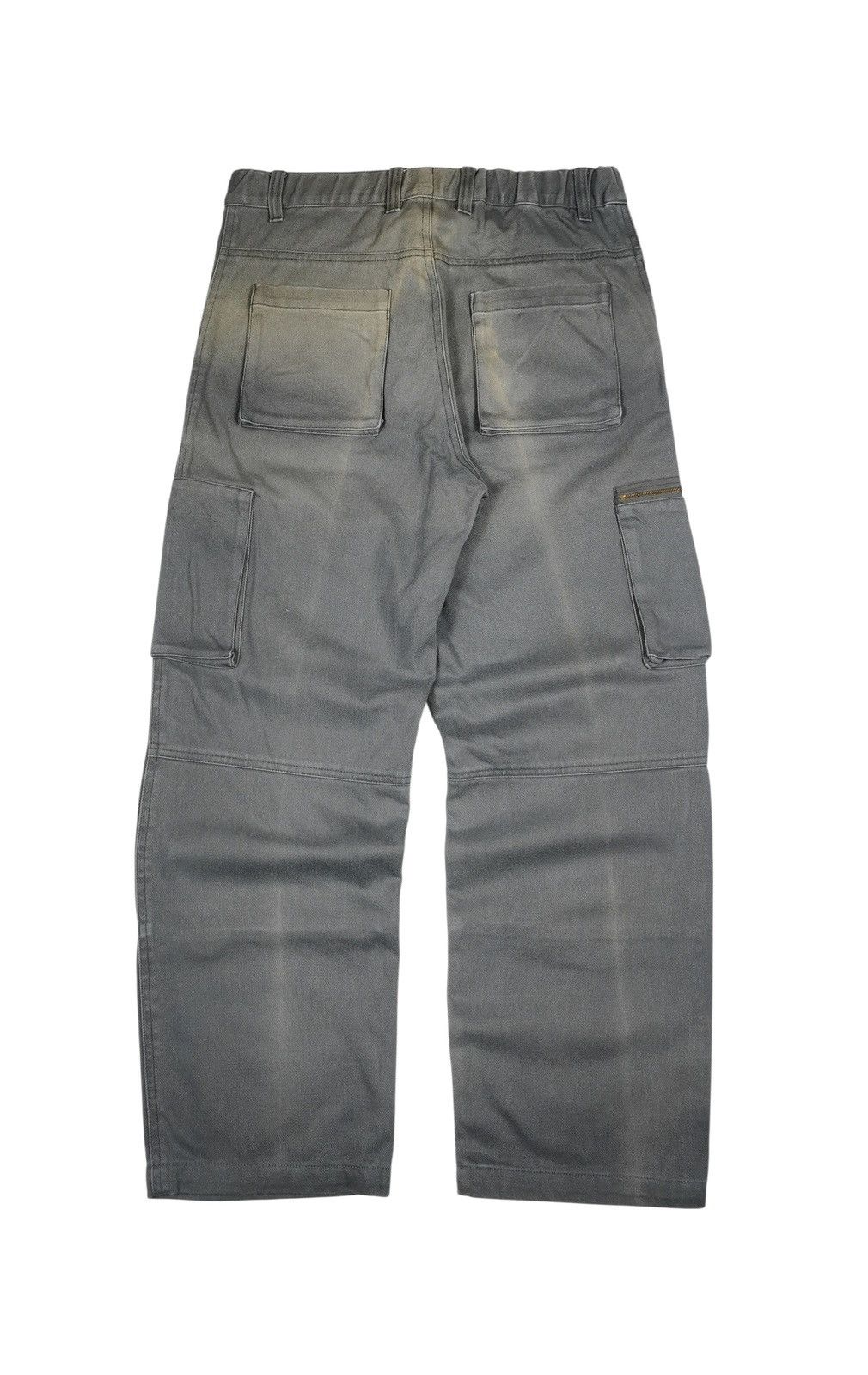 Japanese Brand Famock Baggy Cargo Pants Naturally Sunfaded Vintage Size US 32 / EU 48 - 2 Thumbnail
